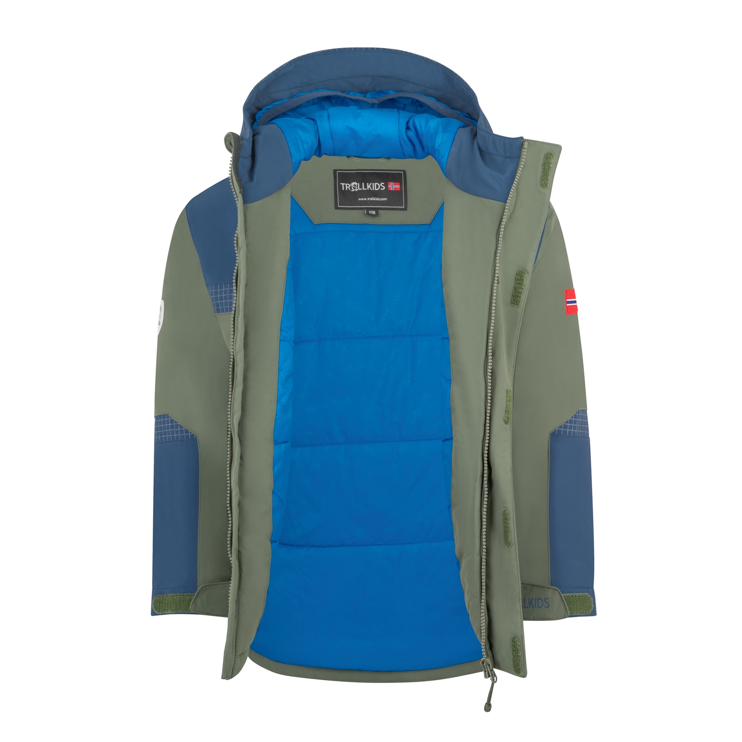 TROLLKIDS Winterjacke »KIDS FINNMARK JACKET XT« wasserdicht, winddicht, atmungsaktiv, warm gefüttert