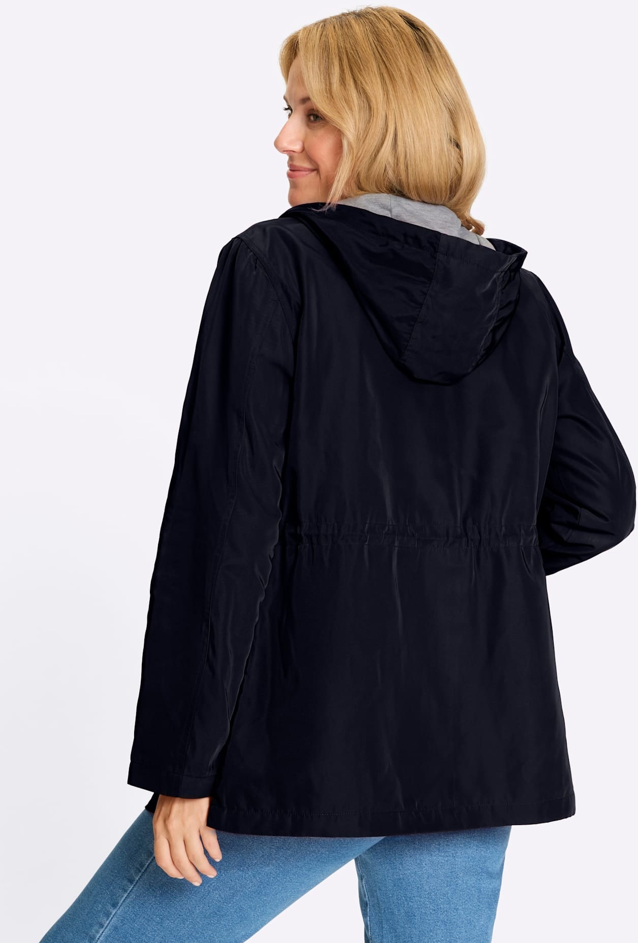 Classic Basics Veste longue mit Kapuze