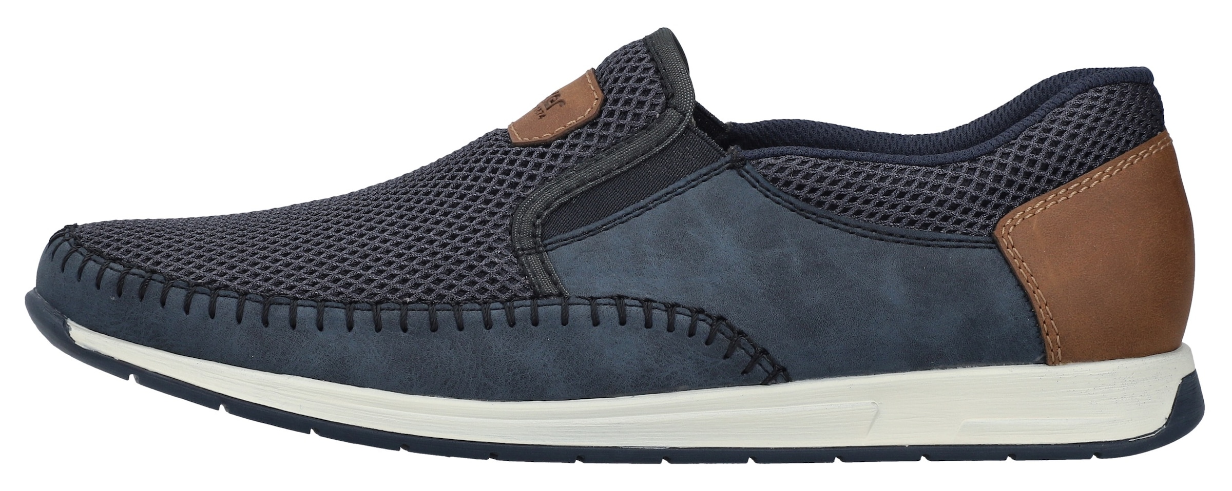 Rieker Slipper  Sneaker slip-on, chaussure à enfiler avec inserts stretch
