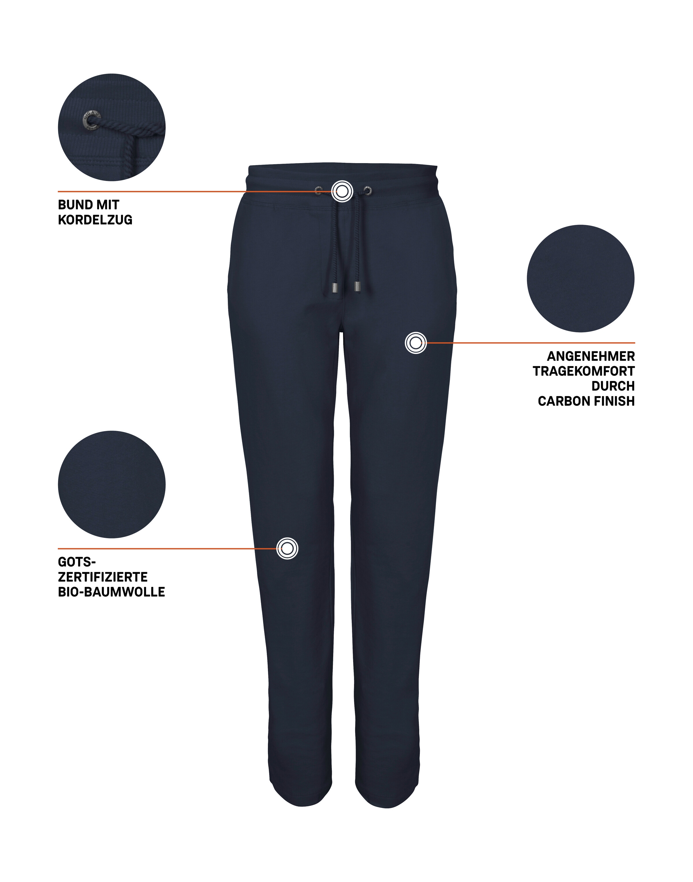 G.I.G.A. DX by killtec Pantalon de jogging »GS 96 WMN PNTS GOTS«  Lässige Sweathose aus GOTS Bio-Baumwolle mit hohem Tragekomfort