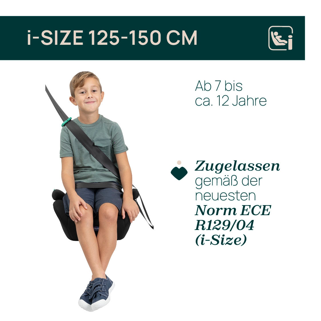 Chicco Rehausseur de siège pour enfant »Quasar I-Size«