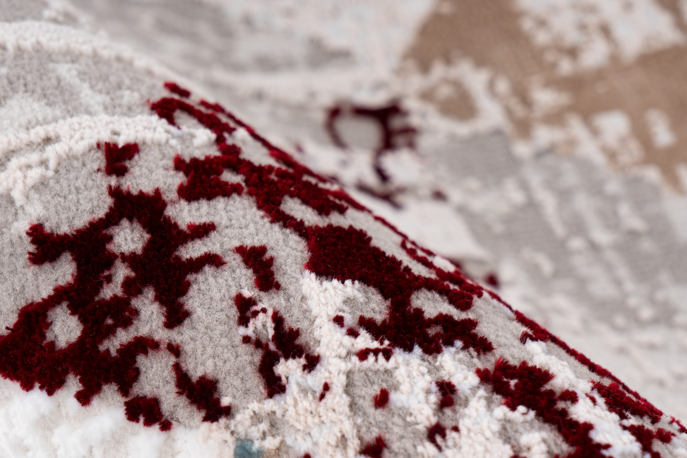 me gusta Teppich »Akropolis 225« rechteckig 12 mm Höhe flacher Teppich mit Baumwollrücken, attraktiver Vintage-Look