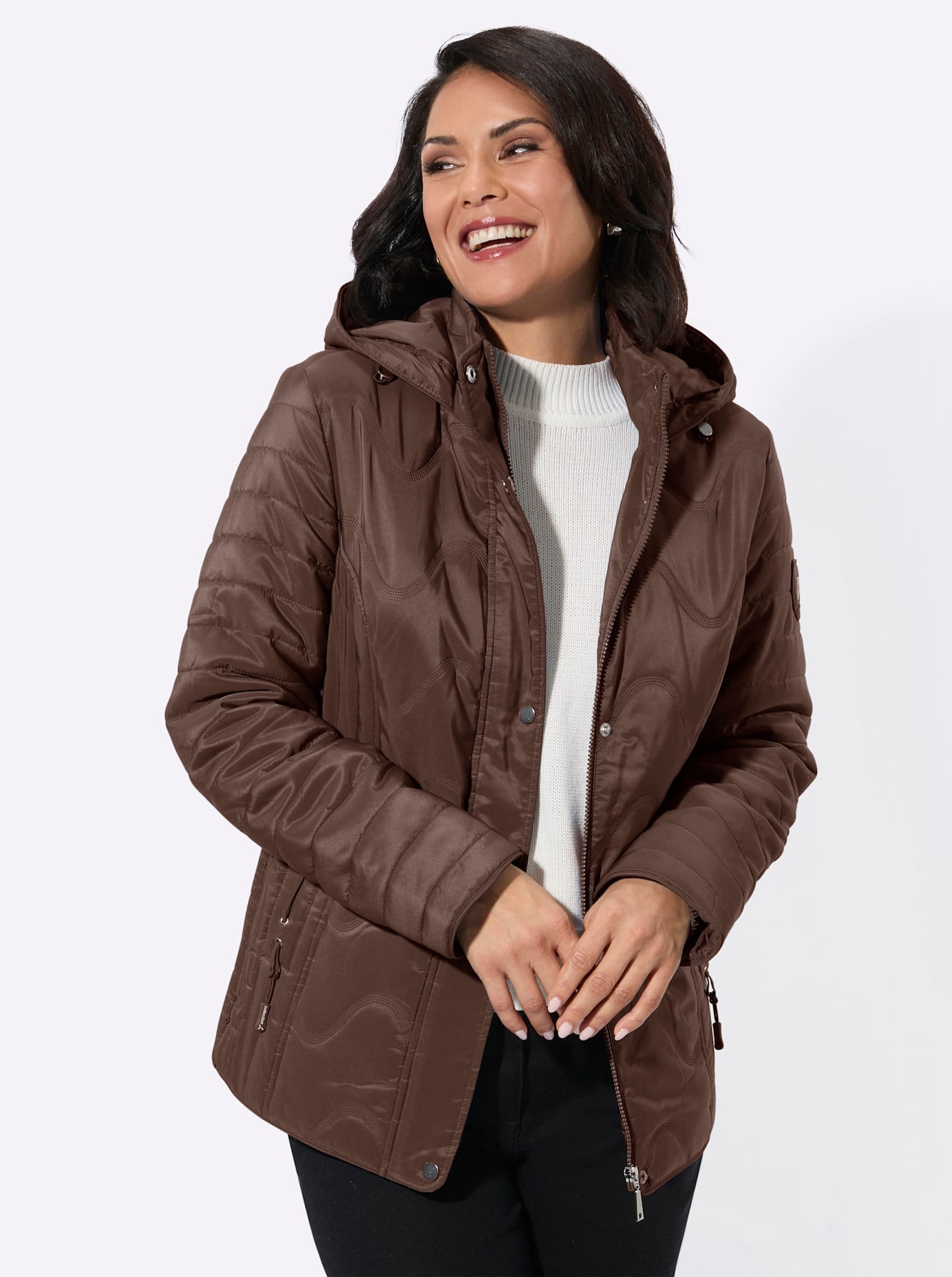 Casual Looks Veste matelassée mit Kapuze