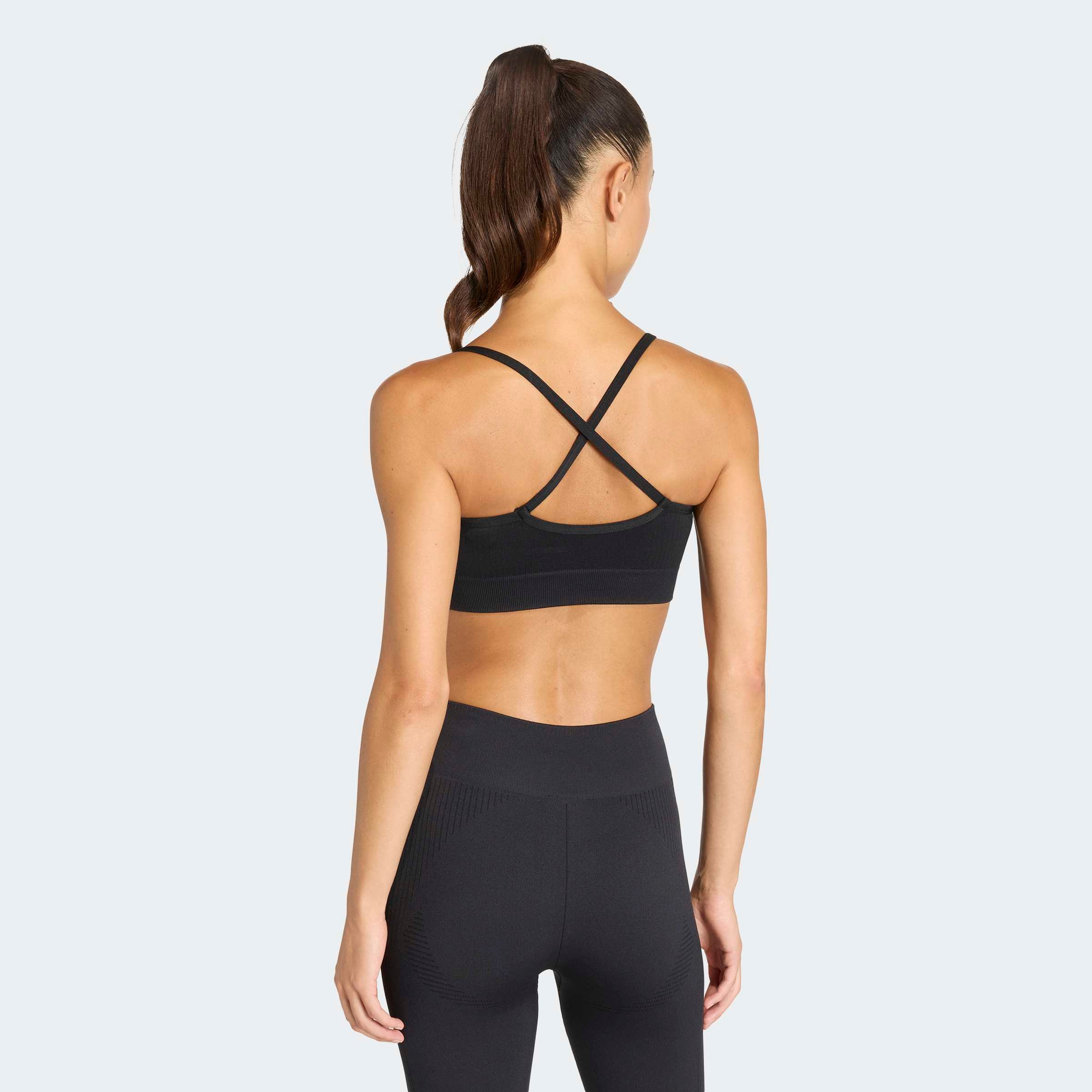adidas Performance Soutien-gorge de sport »WORKOUT ESSENTIALS KNIT LIGHT SUPPORT PADDED BH«