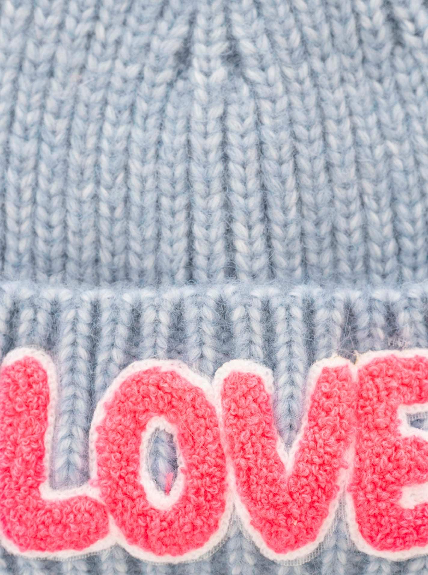 Zwillingsherz Beanie »"Love Label"« mit LOVE-Schriftzug und Wollanteil