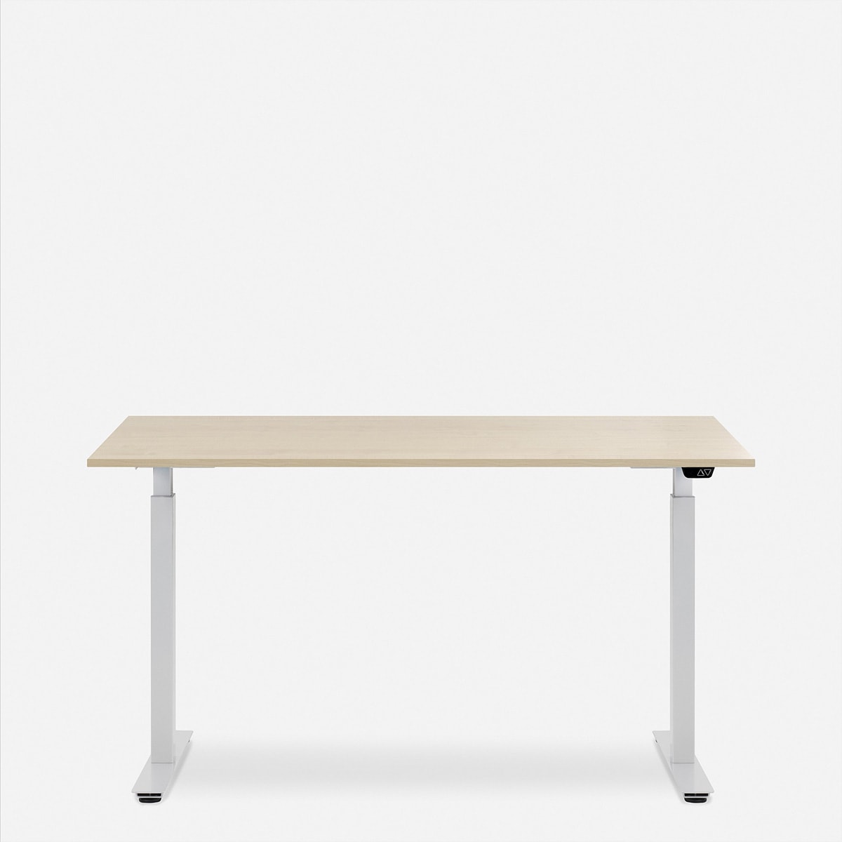   »WRK21 Schreibtisch Smart 180 x 80 cm, Höhenverstellbar, Mandal Ahorn / Weiss« ()