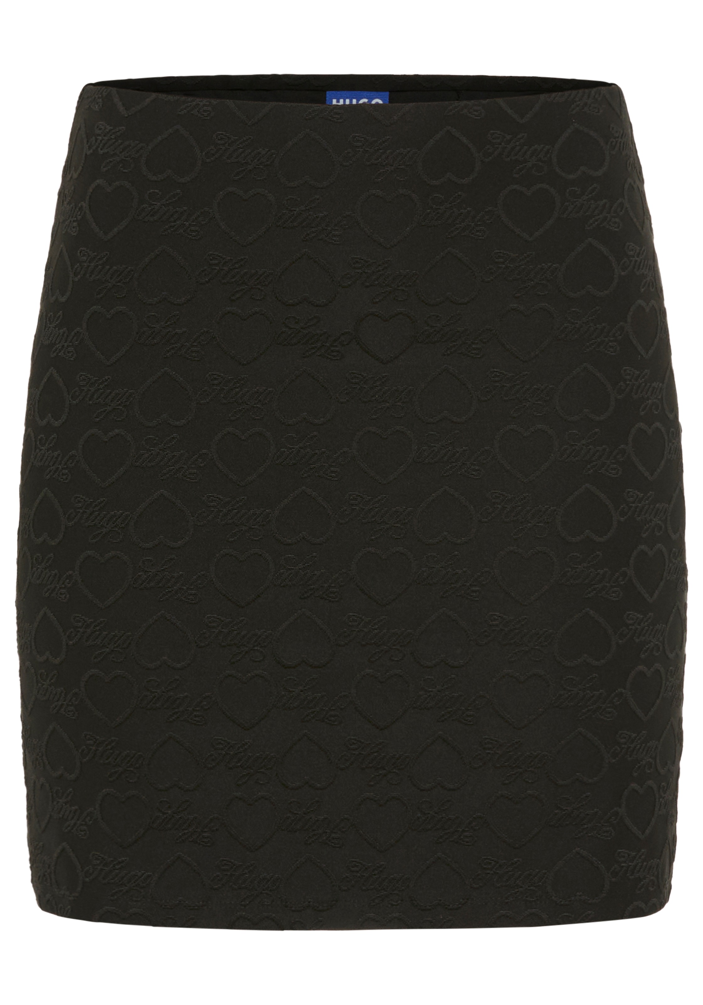 HUGO Minirock »Nappley« mit Herz-Logo-Jacquard