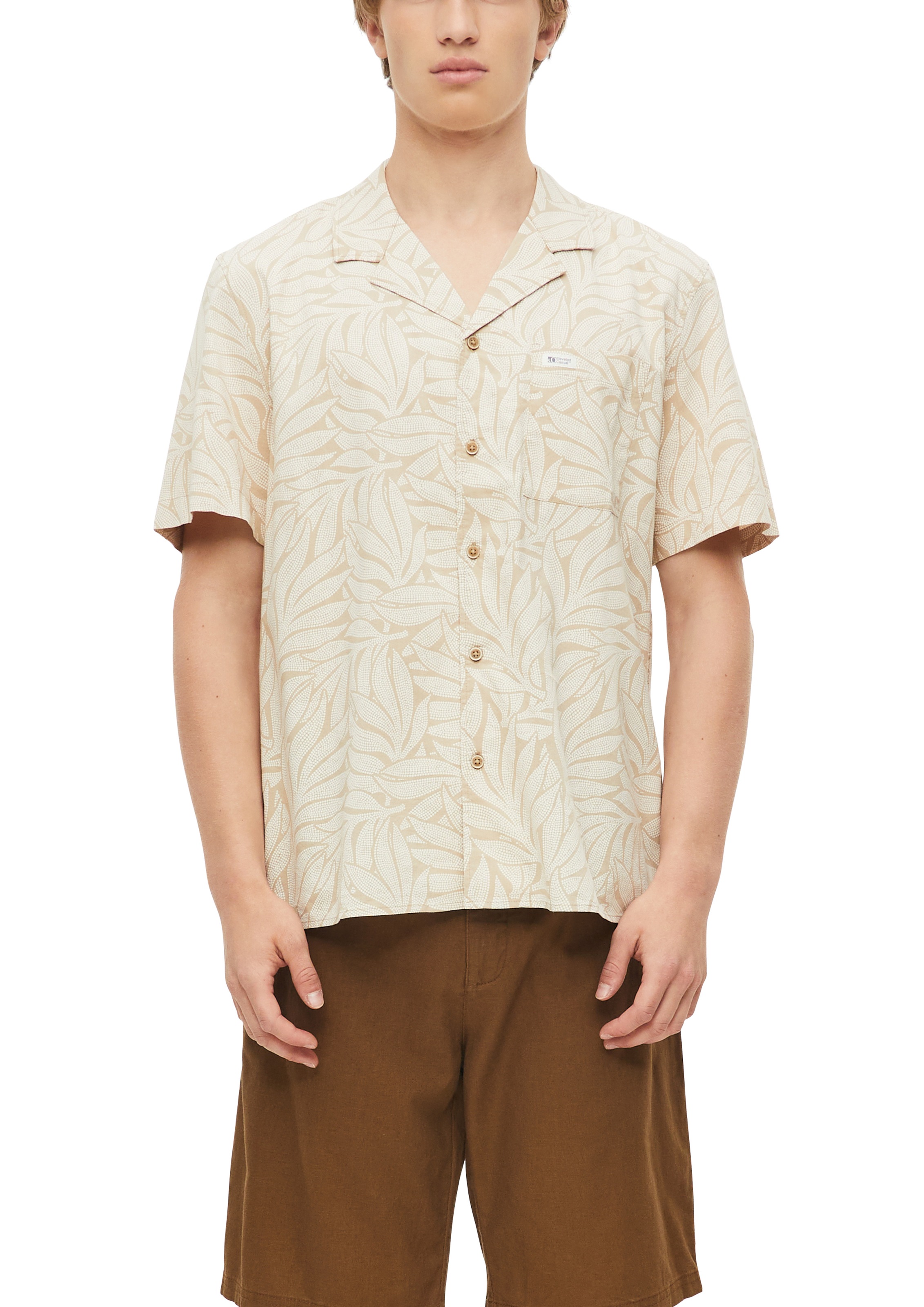 s.Oliver Chemise hawaïenne chemise d'été à motif floral