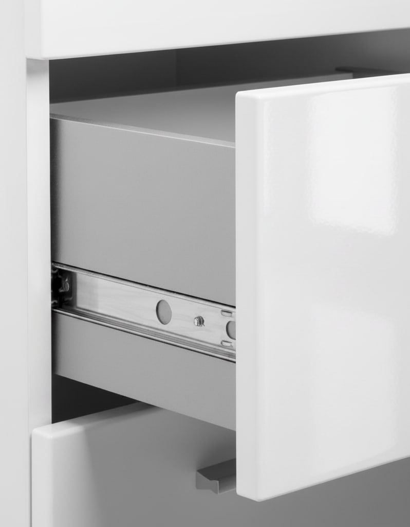 GOODproduct Midischrank »Föhr« minimalistisch, zeitlos, hochglänzend