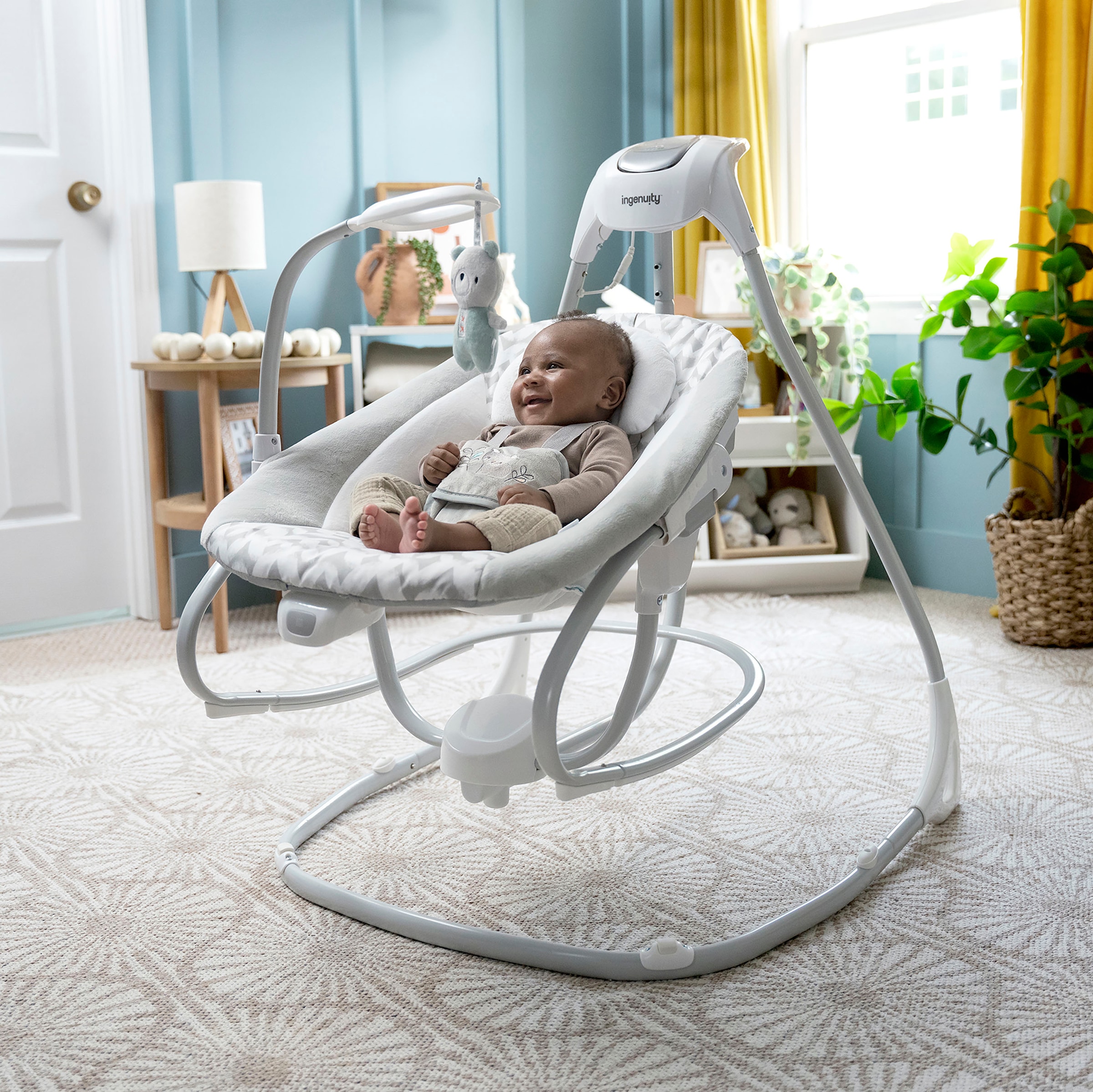 ingenuity Transat pour bébé »SimpleComfort Compact Soothing Swing & Rocker - Raylan« mit Sound-Effekt