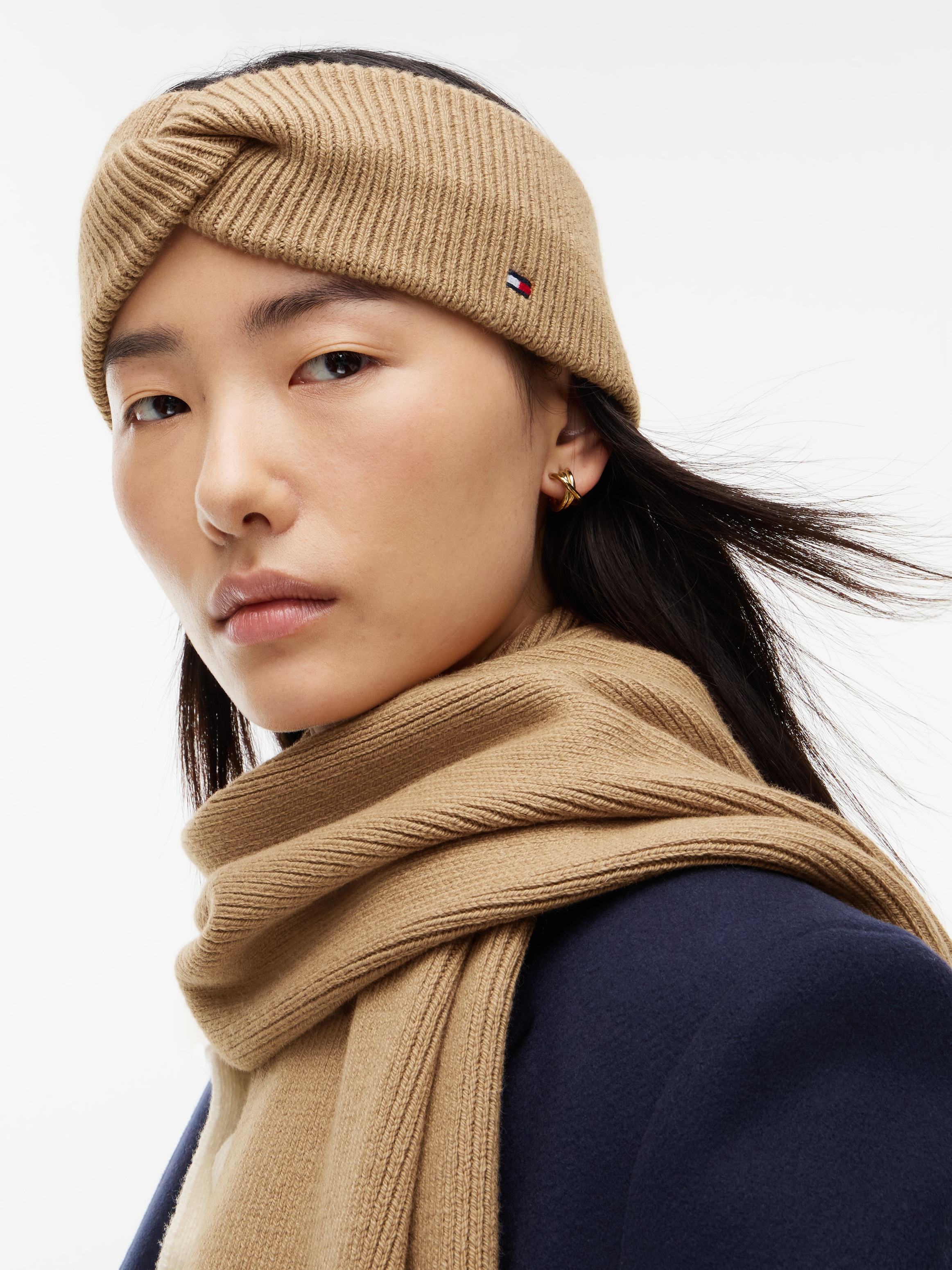 Tommy Hilfiger Serre-tête »TH FLAG KNIT HEADBAND«