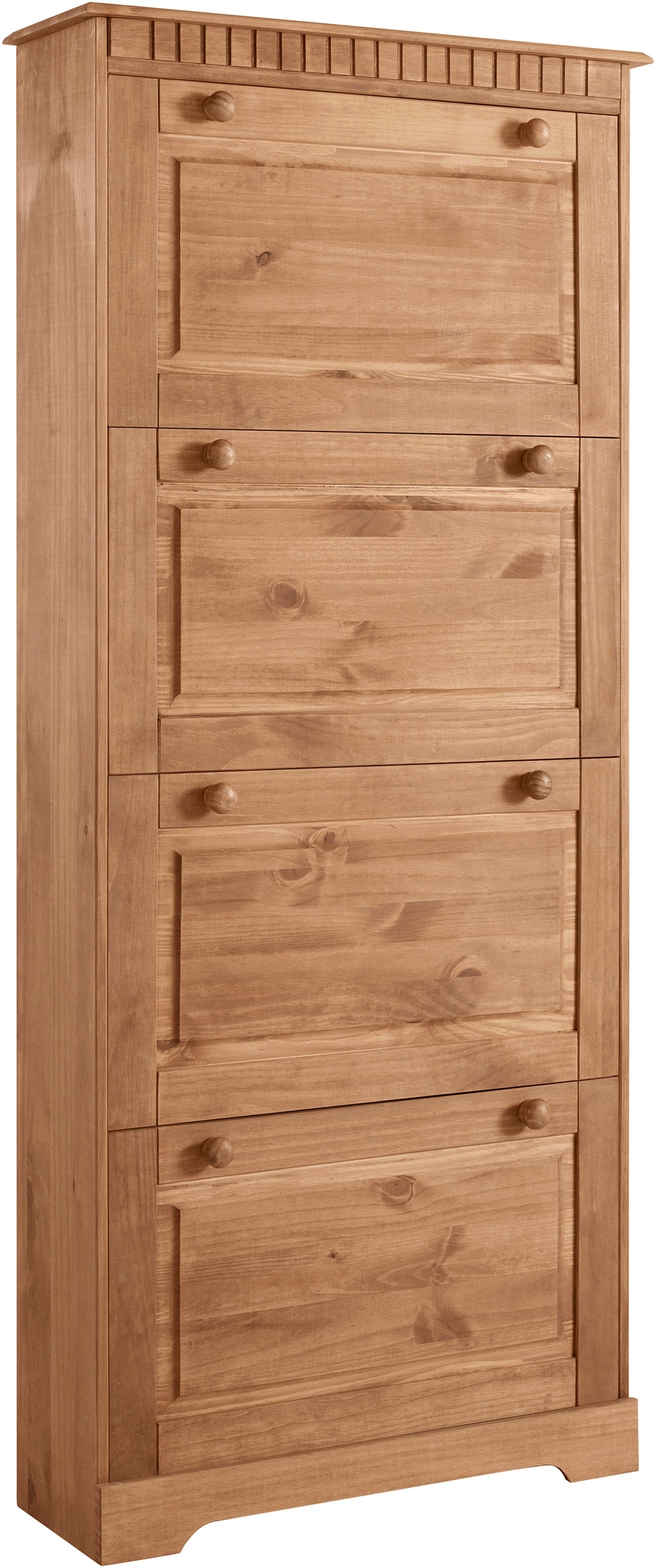 GOODproduct Armoire à chaussures »Lisa« mit 4 Klappen, Höhe 172 cm, Breite 75 cm