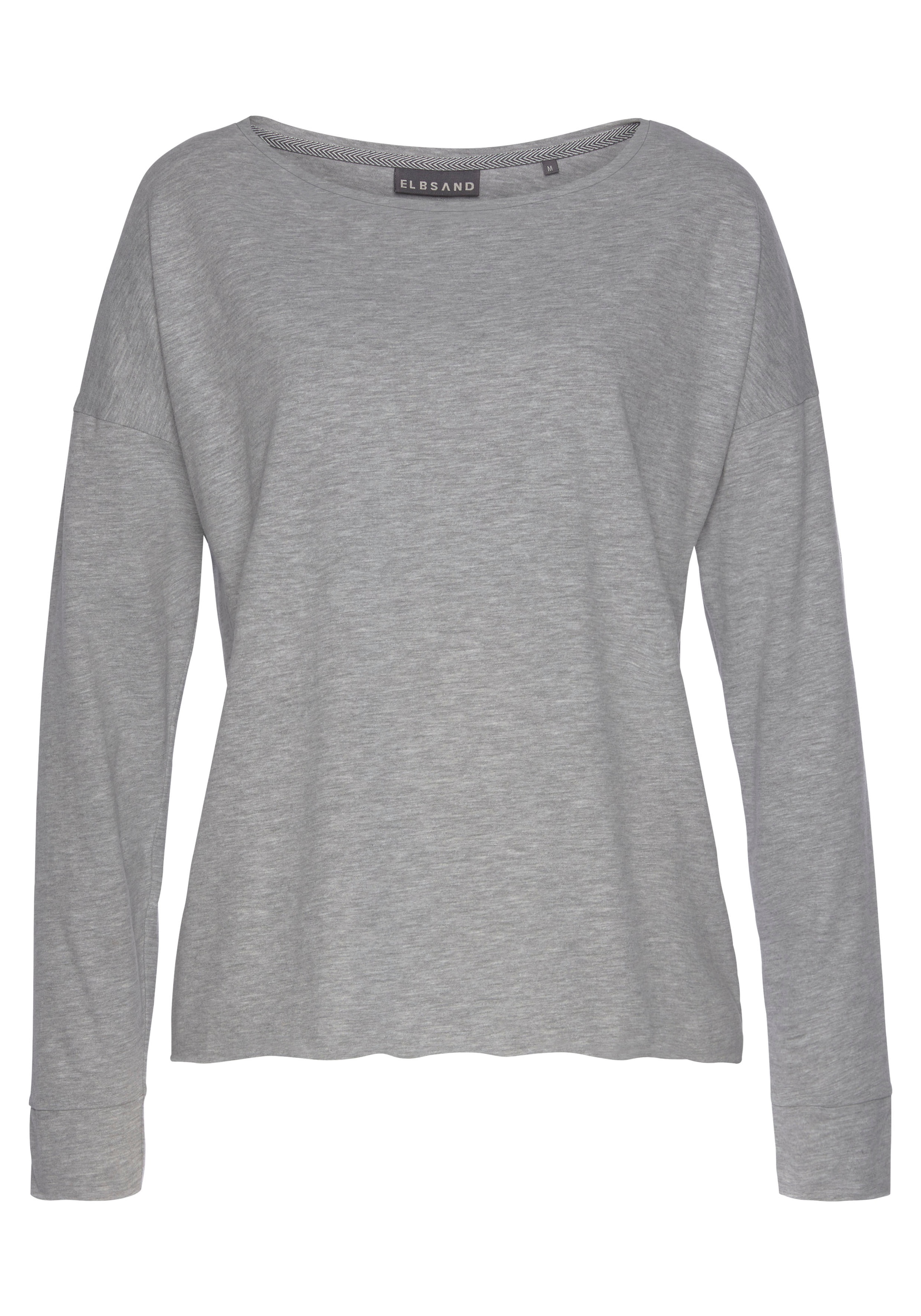 Elbsand T-shirt à manches longues »Eltje« Avec impression logo au dos, t-shirt manches longues en mélange coton