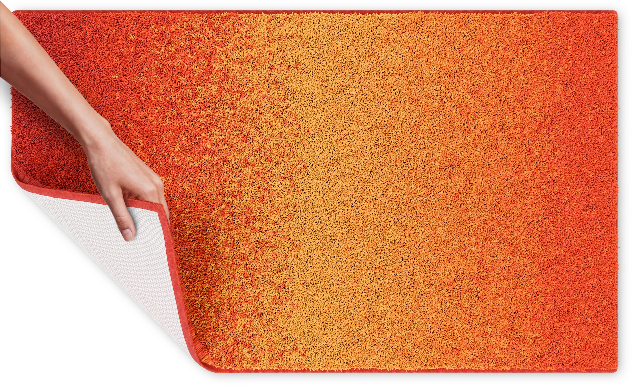 Grund Tapis de bain »Mistral« Höhe 20 mm meliertes Design, Ombré-Look, auch als 3 teiliges Set, Made in Europe