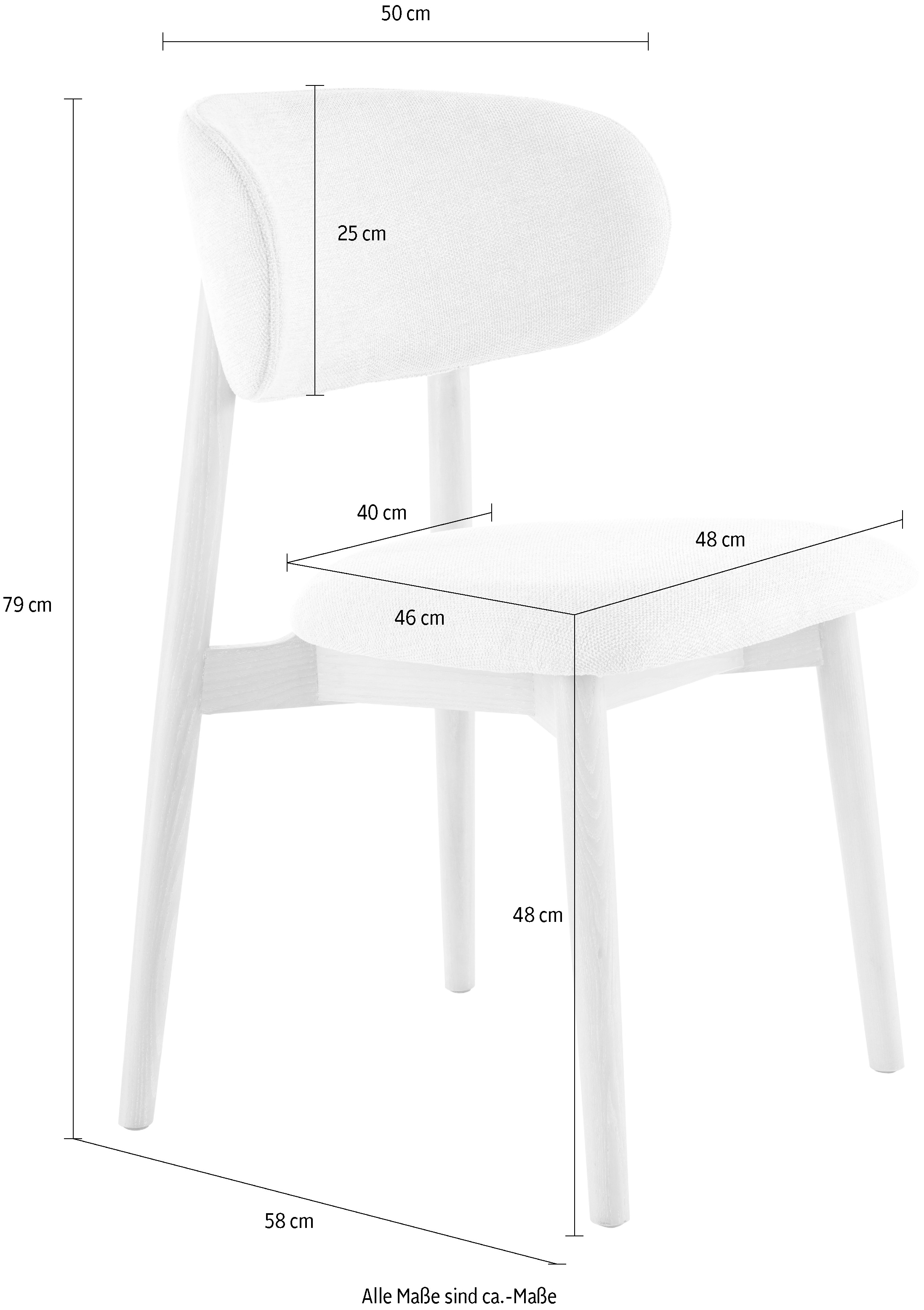 homsy by Ana Johnson 4-Fussstuhl »Sivelle« (Set) 2 Stk.