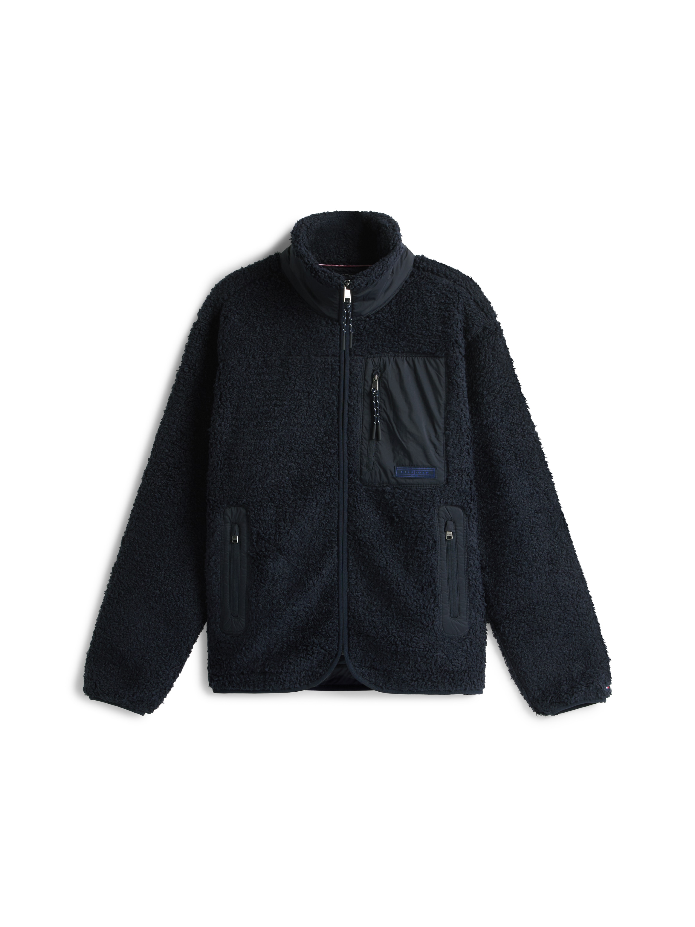 Tommy Hilfiger Veste sweat »TEDDY FLEECE ZIP THROUGH« Übergangsjacke Herbstjacke Teddy Plüsch Soft Jacke