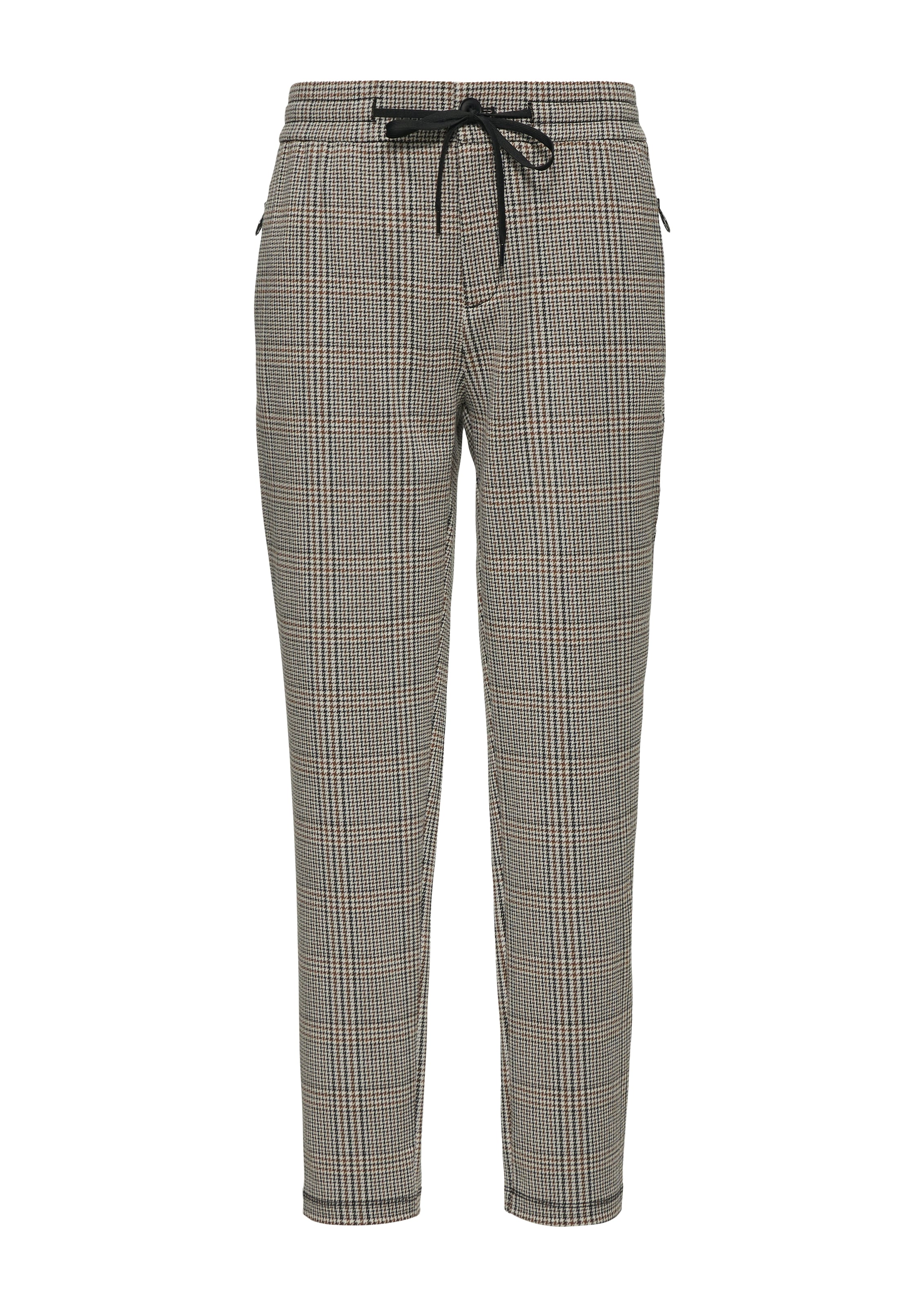 s.Oliver Pantalon en tissu  Sommerhose mit Karo Muster
