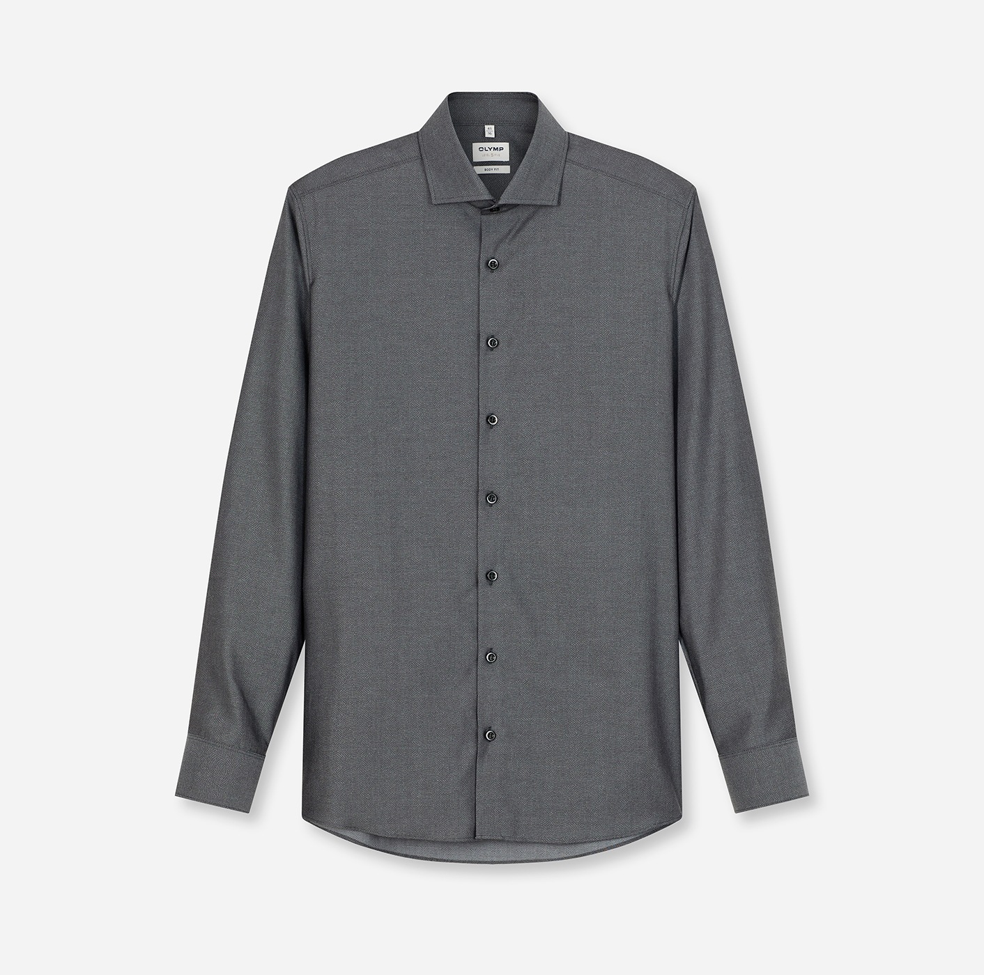 OLYMP Chemise à manches longues »Level Five« body fit, Royal-Kentkragen, Businesshemd, feine Struktur