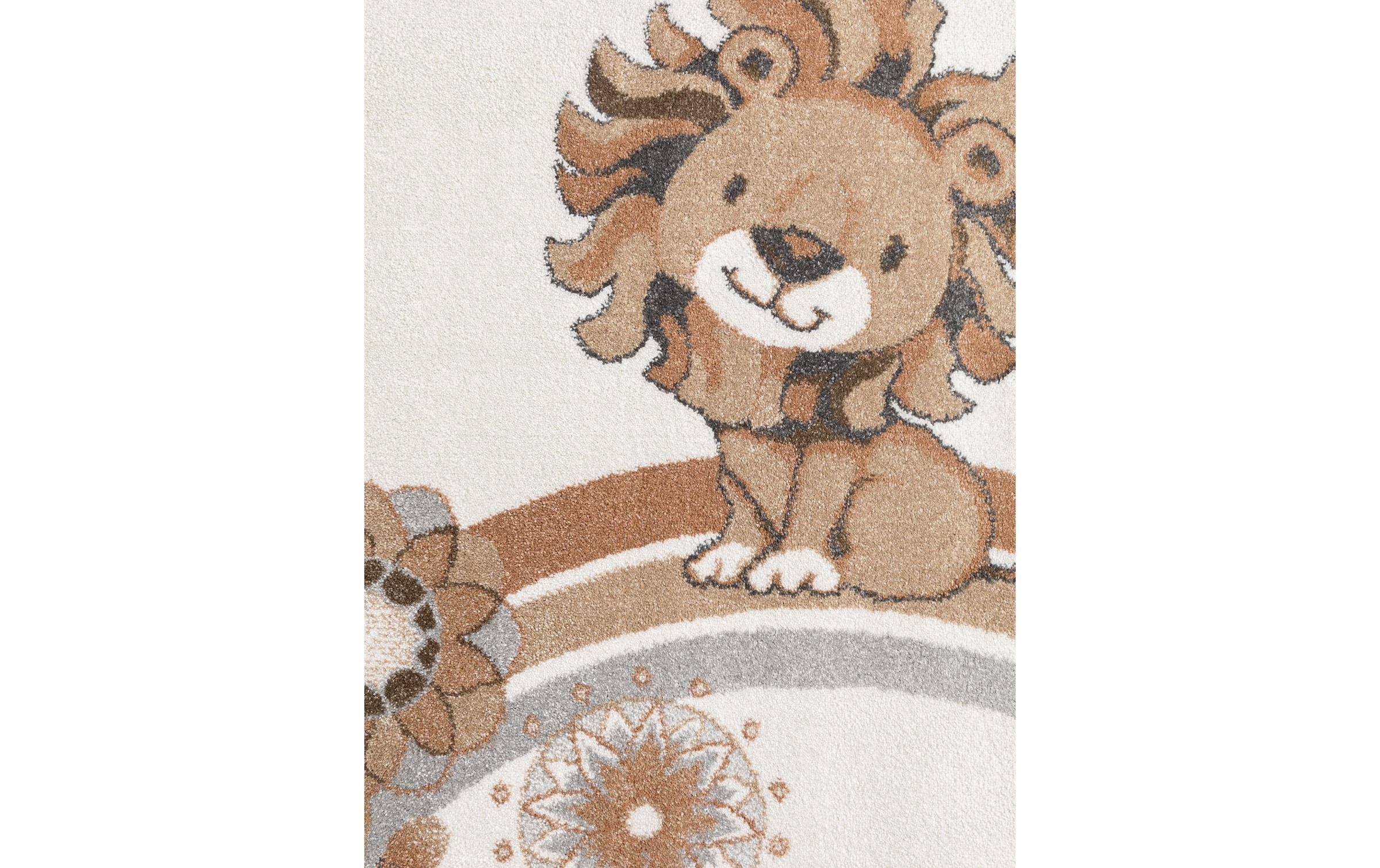 Villeroy & Boch Tapis pour enfants »Roar like a Lion Summer Party Teppich« Rectangulaire 9 mm Höhe Spielteppich weich, Kinderzimmer, Boho Kids Spielunterlage, Tieremotiv
