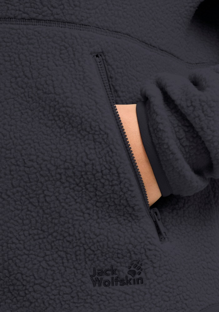 Jack Wolfskin Veste polaire »LITE CURL FZ W« avec matériau doux, respirant, séchage rapide, déperlant