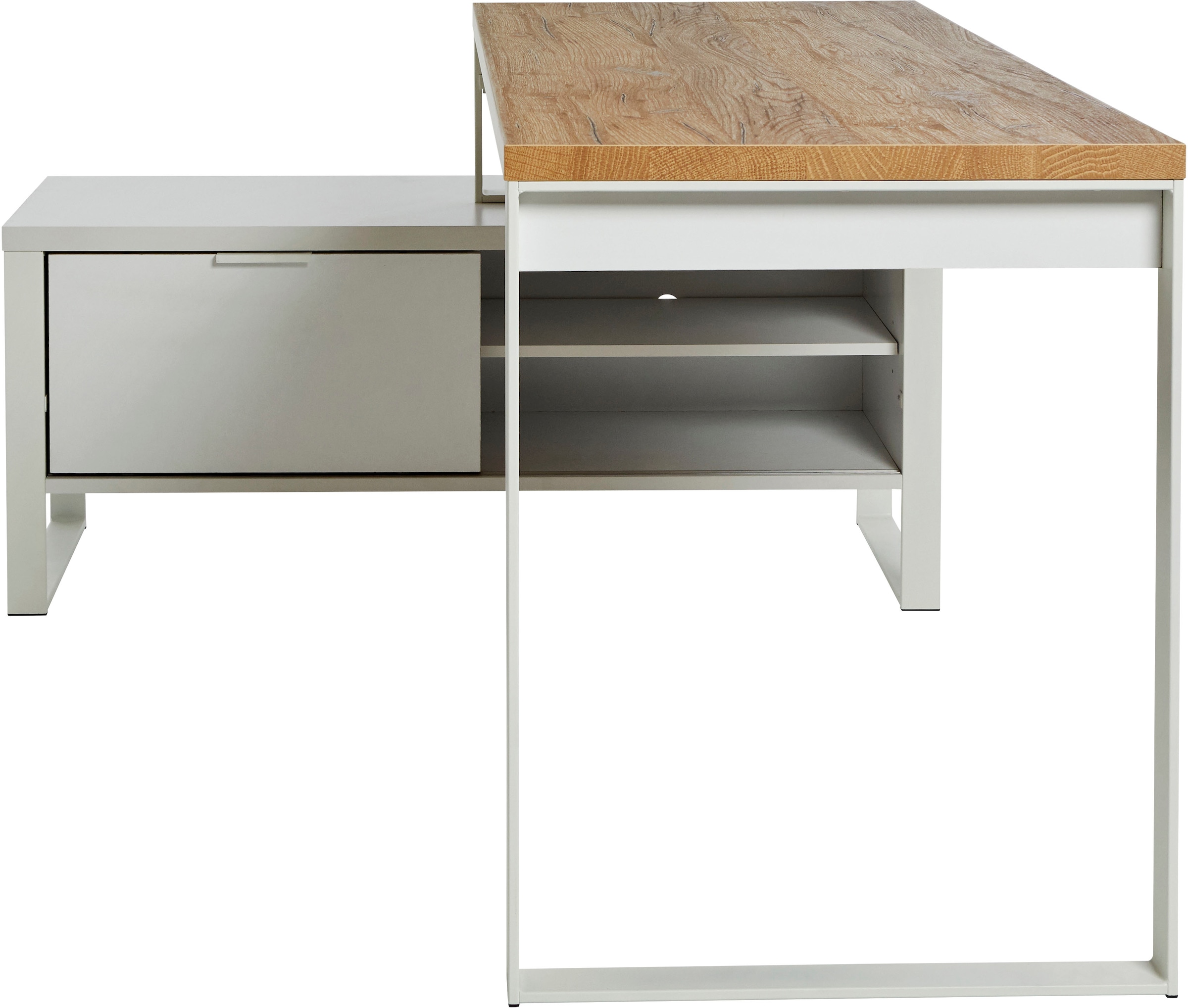Jahnke Bureau d'angle »LOOP« montable dans les deux sens