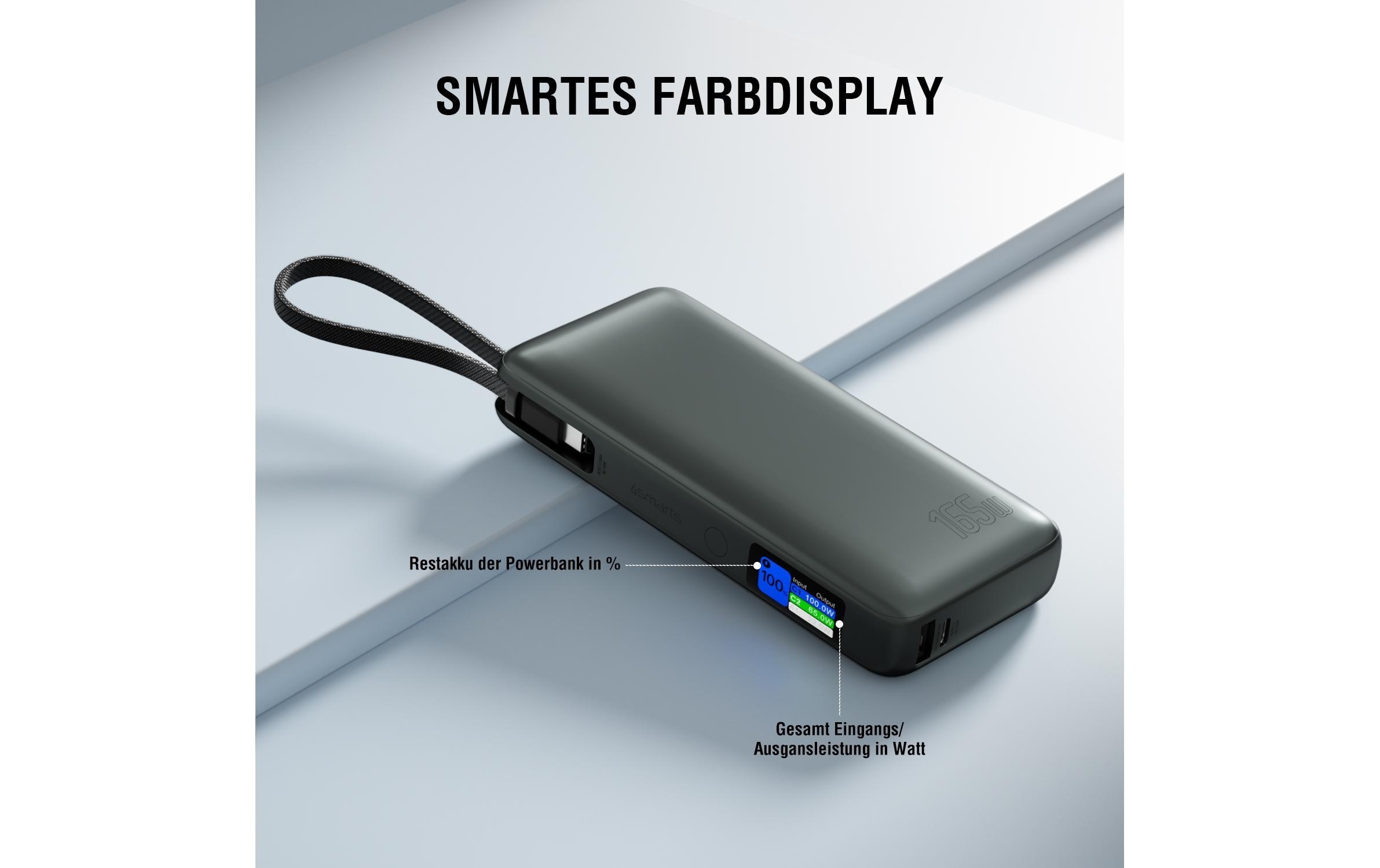 4smarts Powerbank »Enterprise, 20000 mAh, 165W« 20.000 mAh
