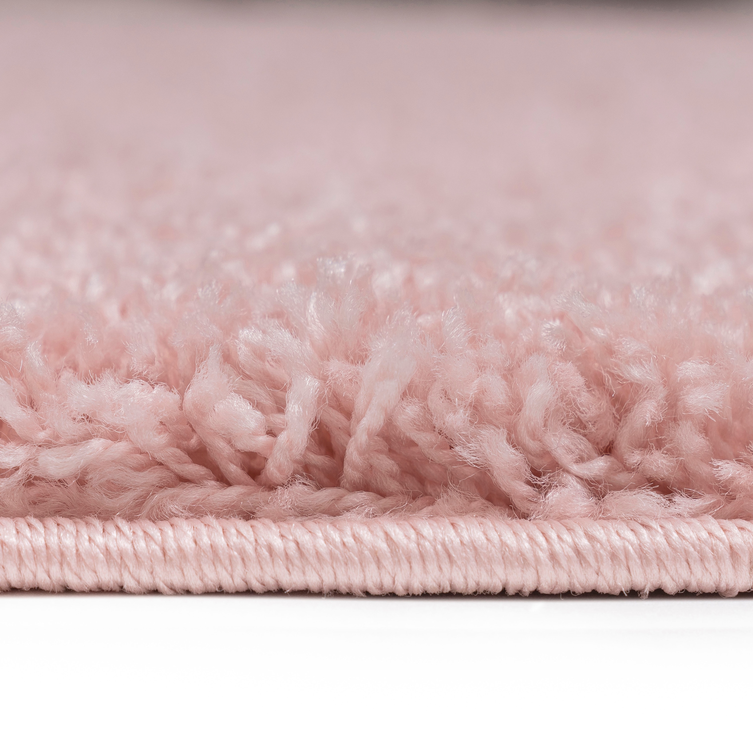 my home Läufer »Shaggy 30« rechteckig 30 mm Höhe Teppich-Läufer, Brücke, Uni-Farben, besonders weich und kuschelig