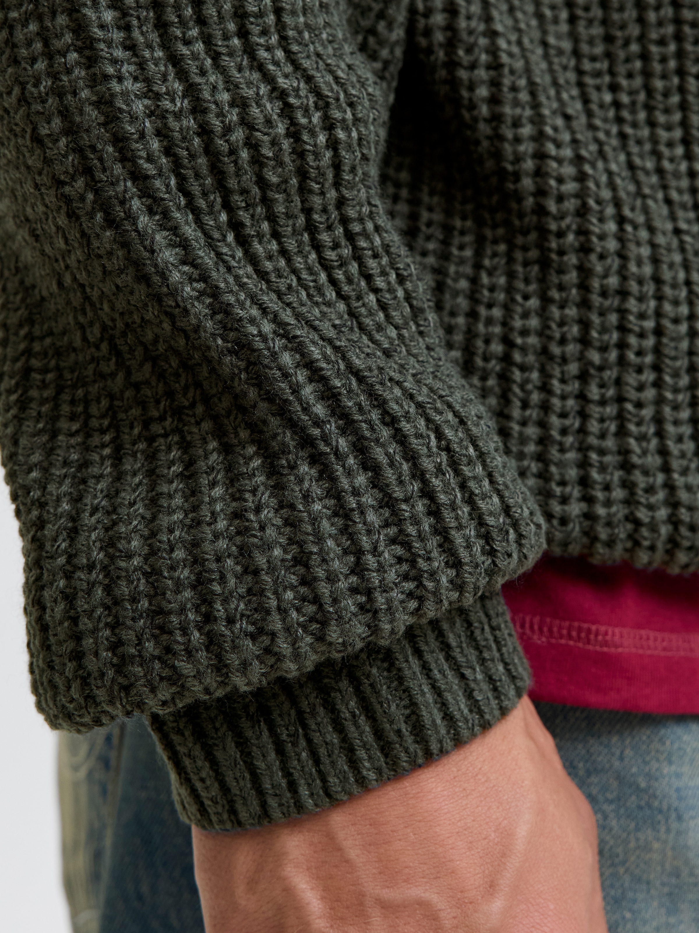 Jack & Jones Troyer »JORBLEECKER KNIT HALF ZIP BF«
