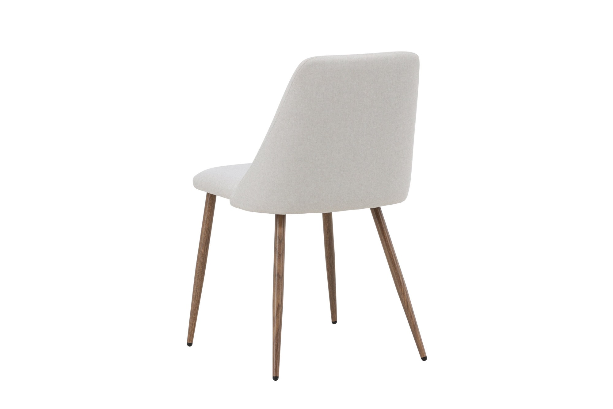 Venture Home Chaise de salle à manger () Chaise rembourrée, revêtement en tissu, pieds en acier, simple, moderne