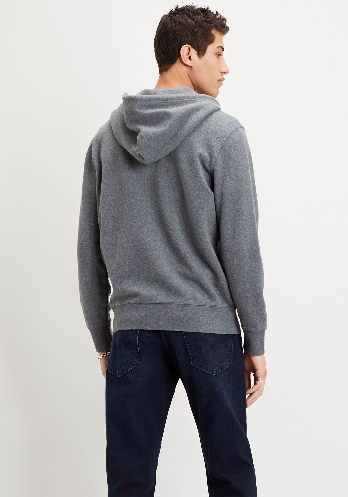 Levi's® Kapuzensweatjacke »NEW ORIGINAL ZIP UP« mit Logo-Stickerei und Kängurutasche