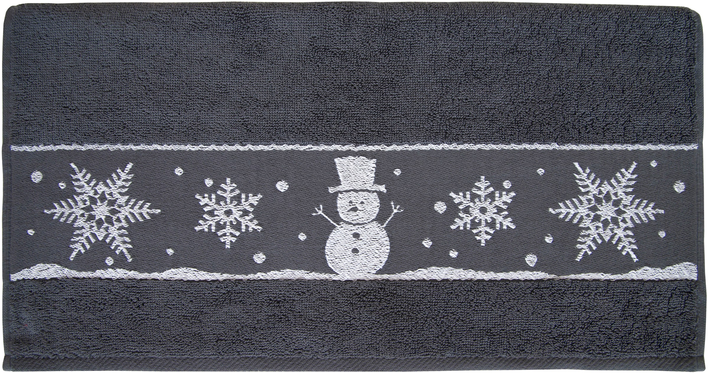 Dyckhoff Serviette de bain »Schneemann« Made in Germany