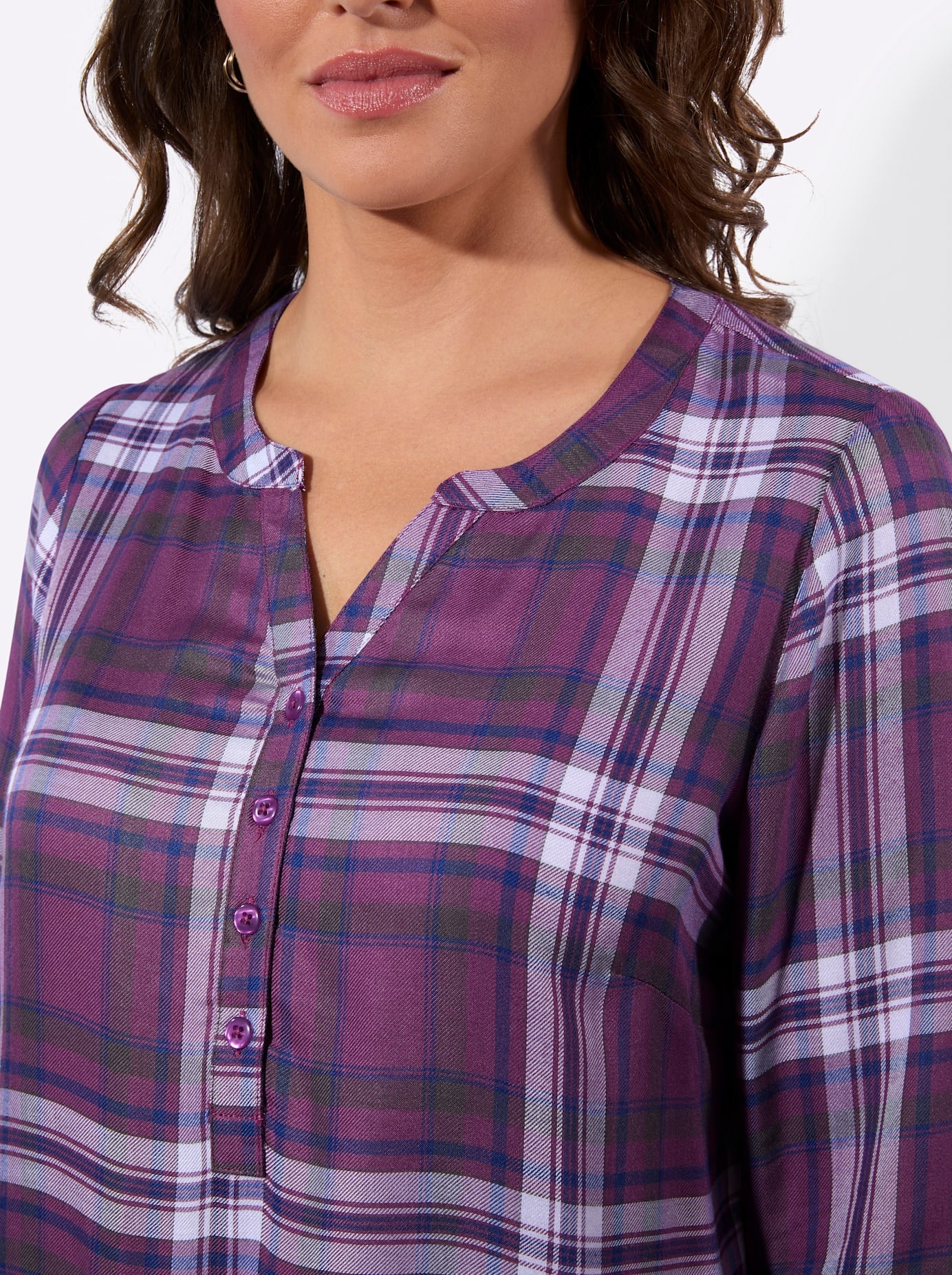 Casual Looks Blouse à carreaux