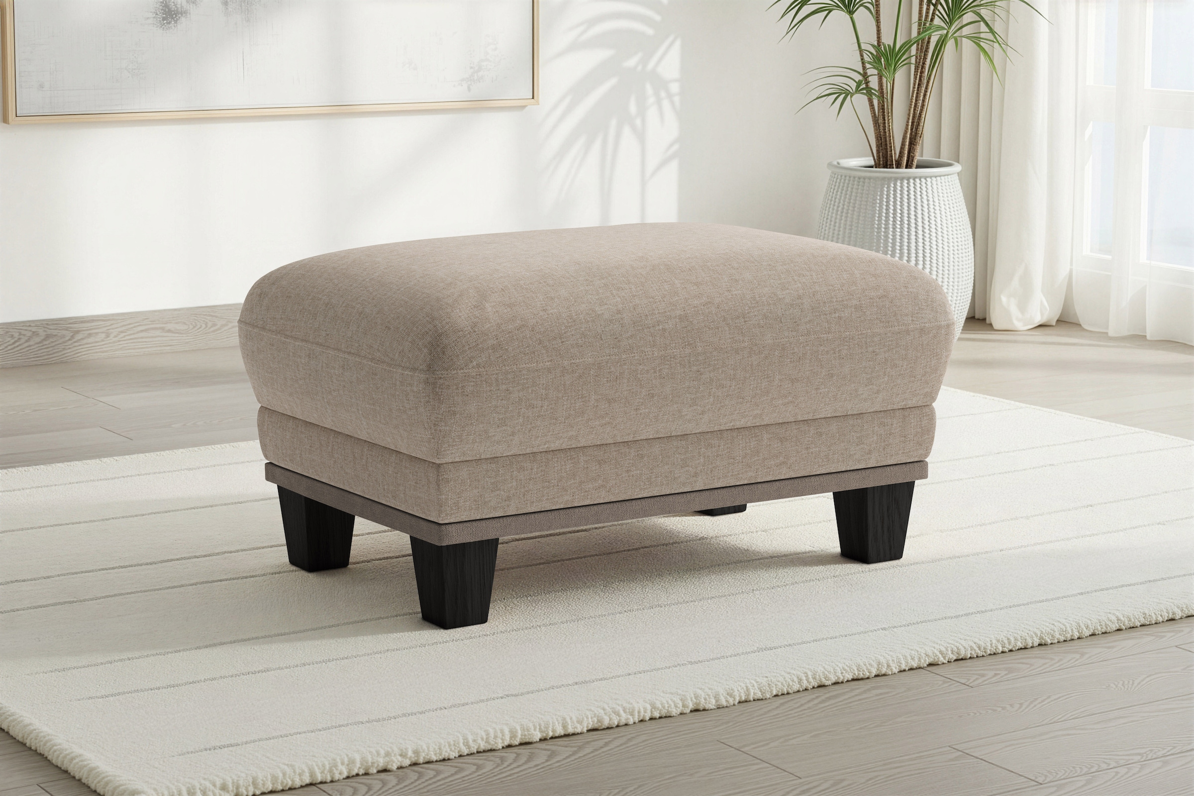 sit&more Tabouret rembourré »Concept« avec pied en hêtre, choix de trois couleurs