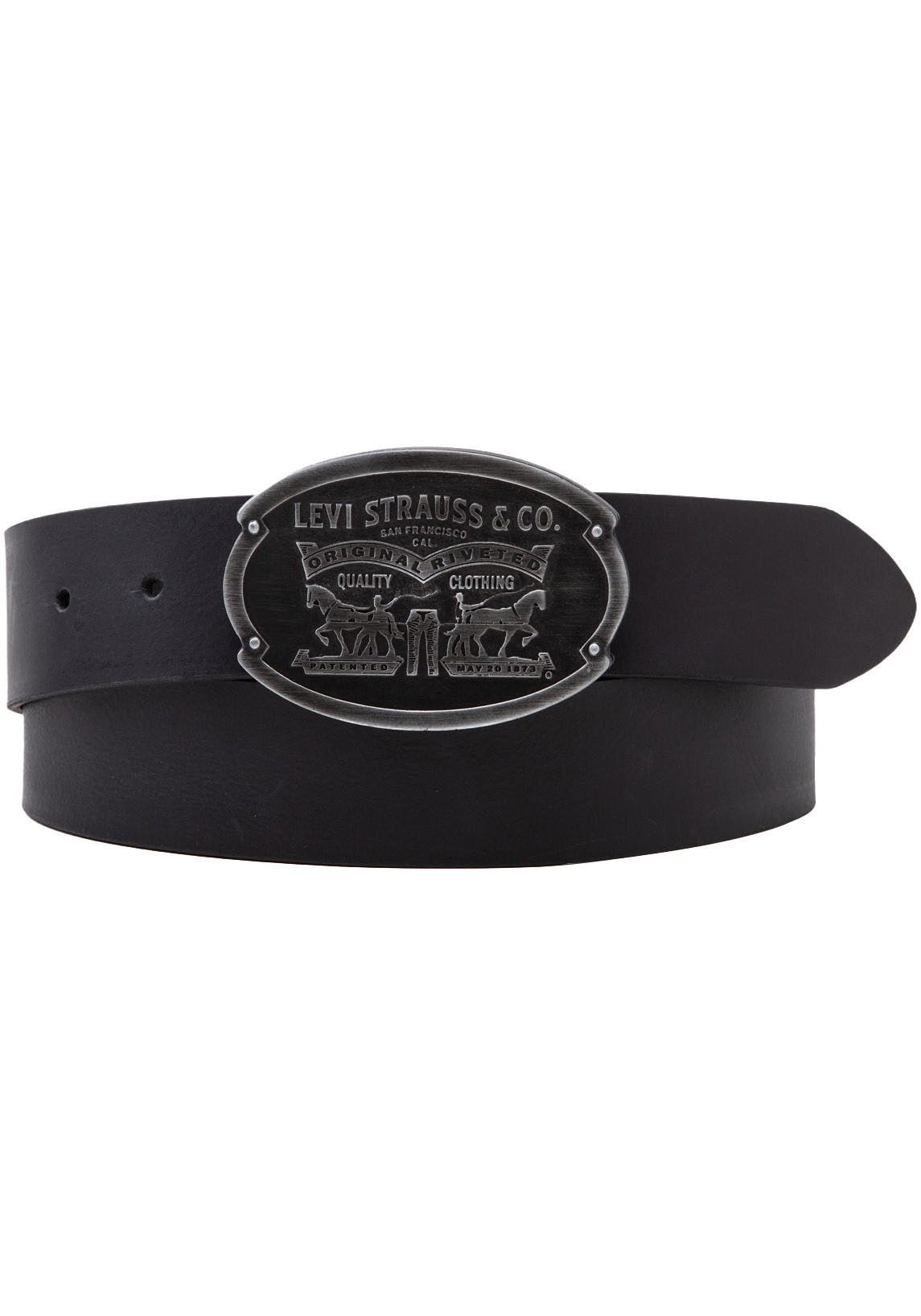 Levi's® Ceinture en cuir »Billy Plaque Belt« mit markanter Koppelschliesse