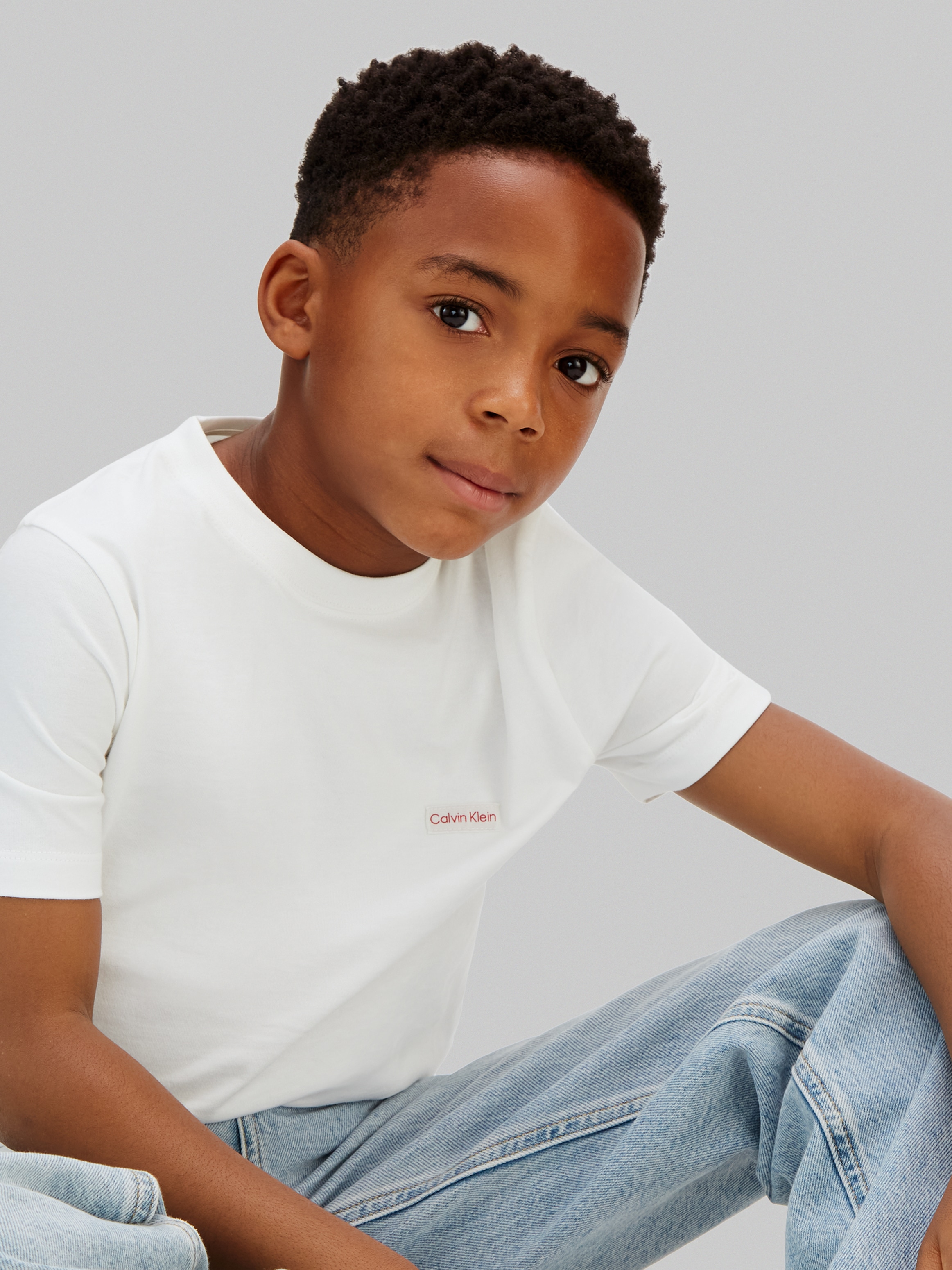 Calvin Klein Jeans T-shirt »LOGO LABEL T-SHIRT« Regular fit für Kinder, mit Logoschriftzug