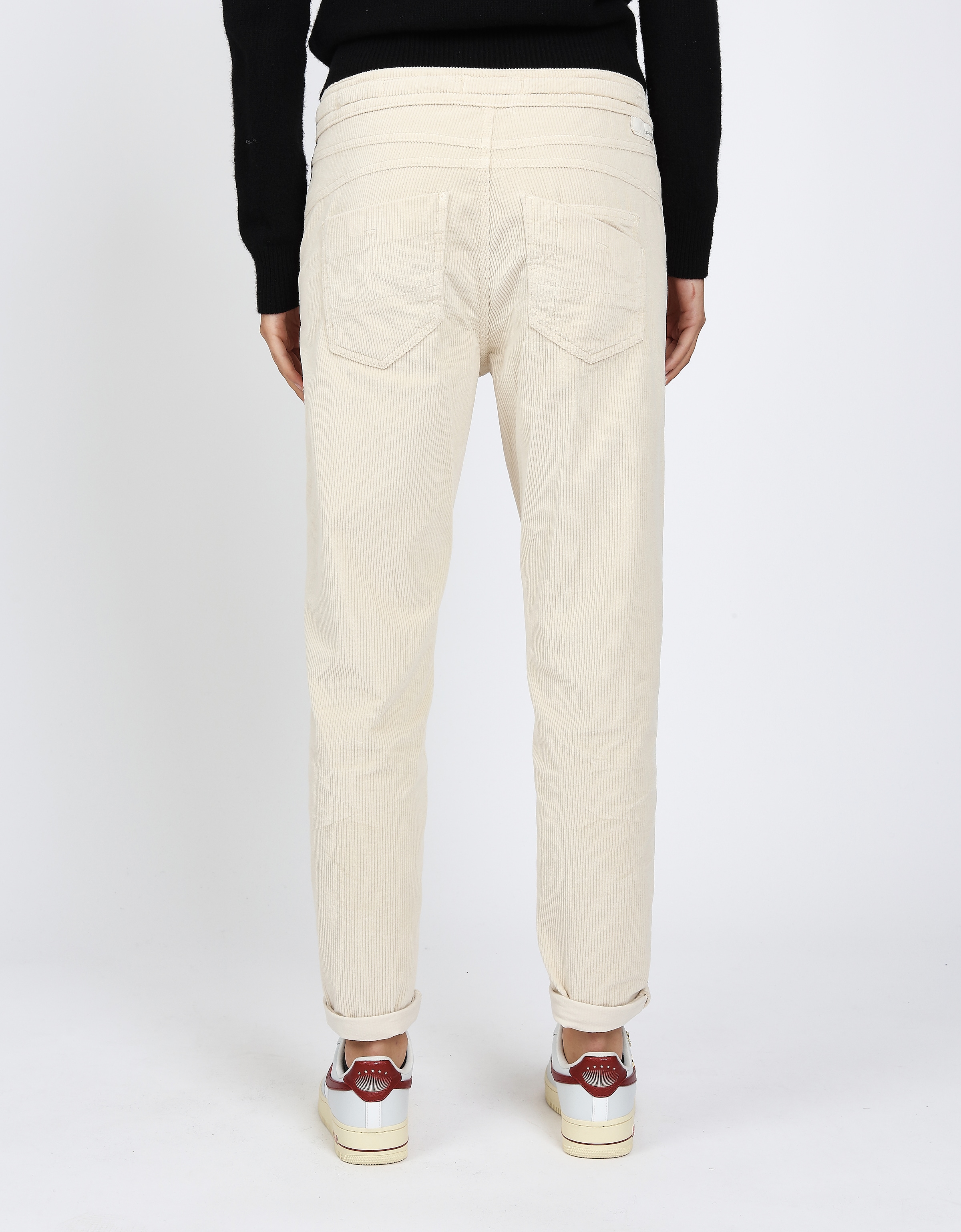 GANG Pantalon en velours côtelé »94AMELIE JOGGER«  mit Tunnelzug am Bund