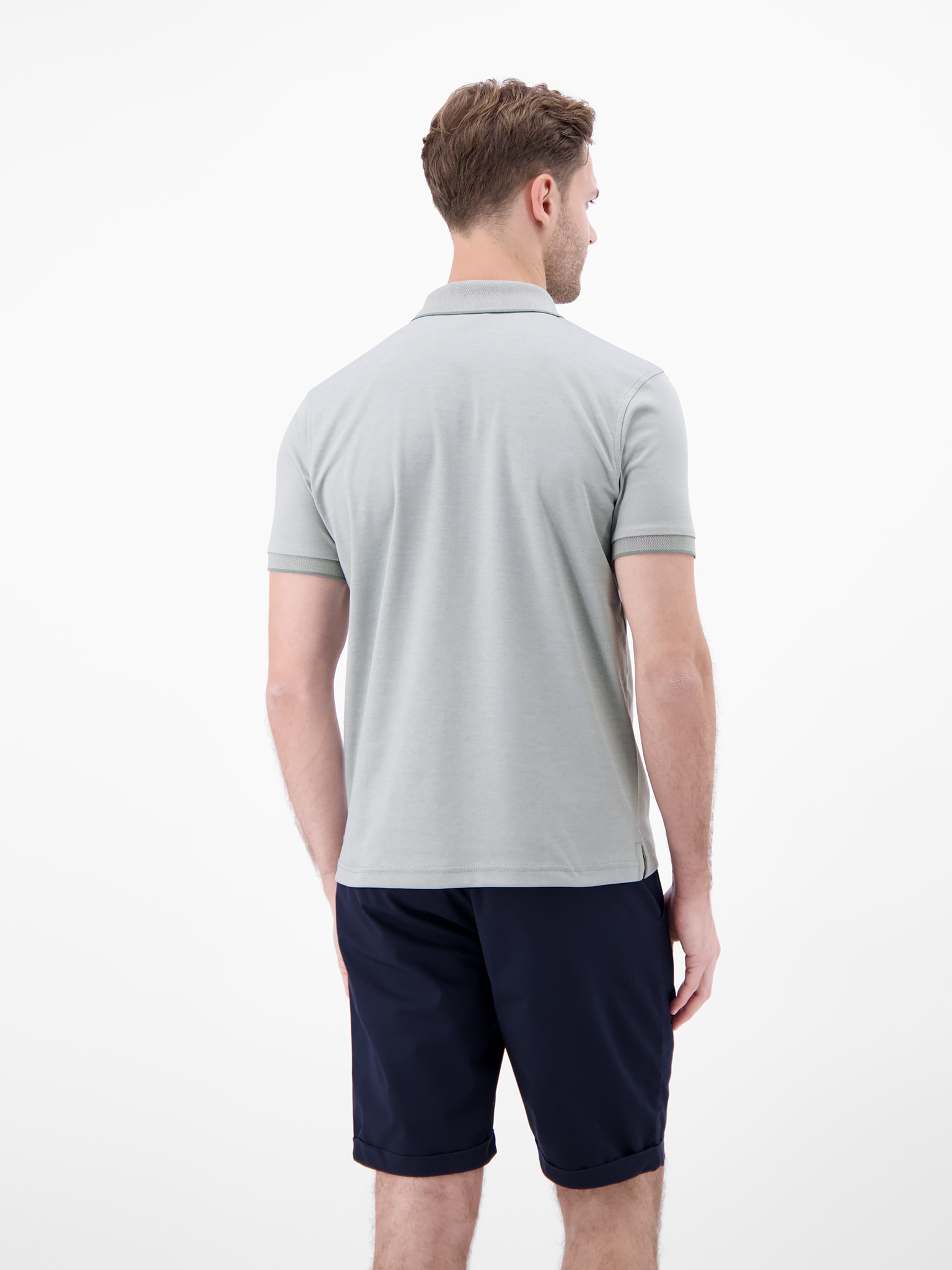 LERROS Poloshirt mit Logo Stickereicla