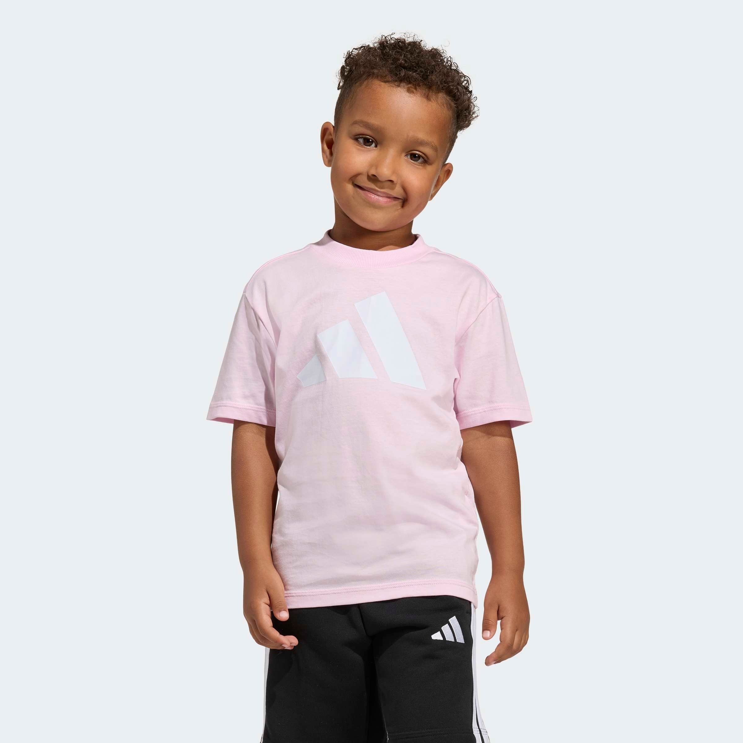 adidas Sportswear T-shirt »ESSENTIALS KIDS« style sportif, manches courtes, en coton