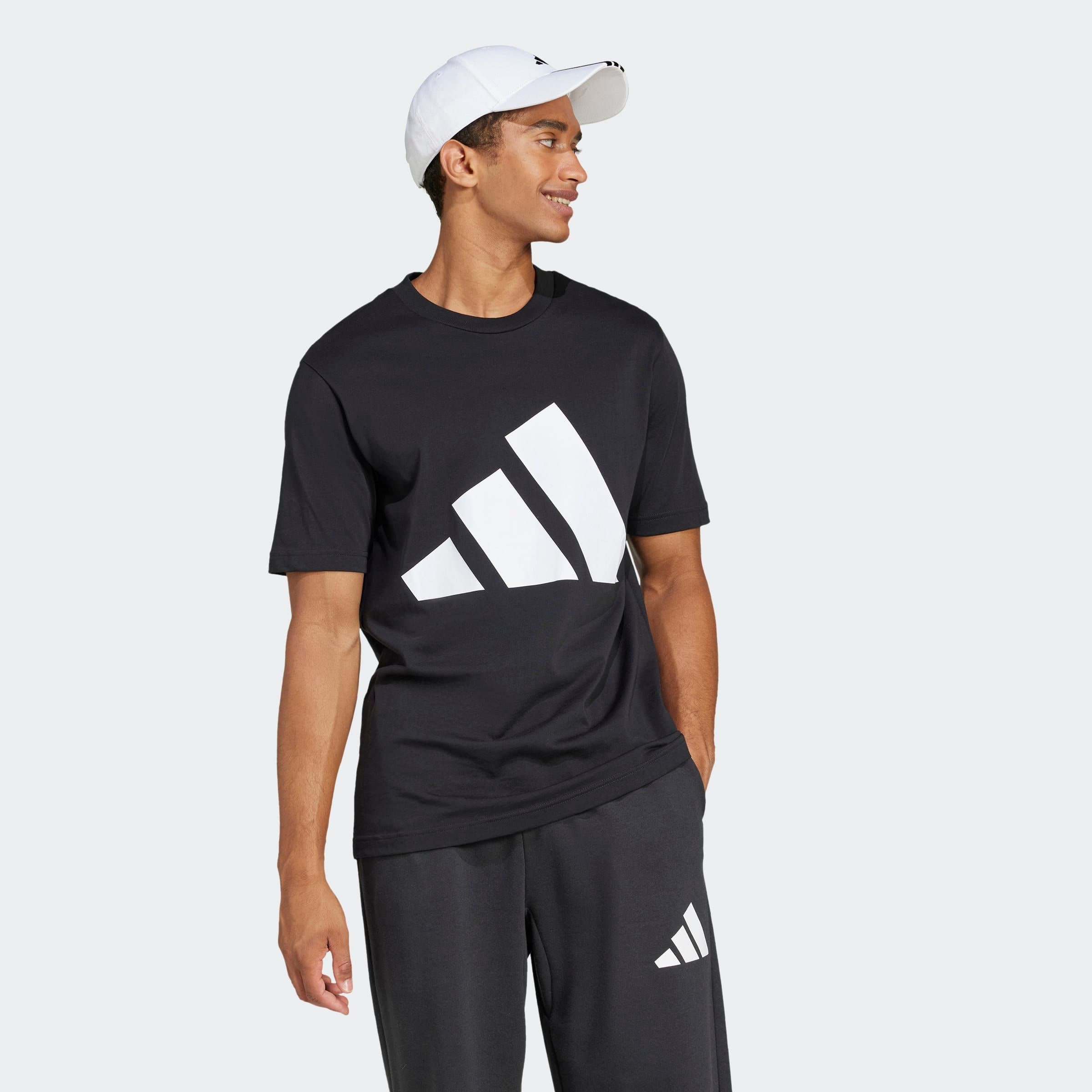 adidas Sportswear T-shirt »ESSENTIALS BIG LOGO« klassische Silhouette, mit Rundhalsausschnitt