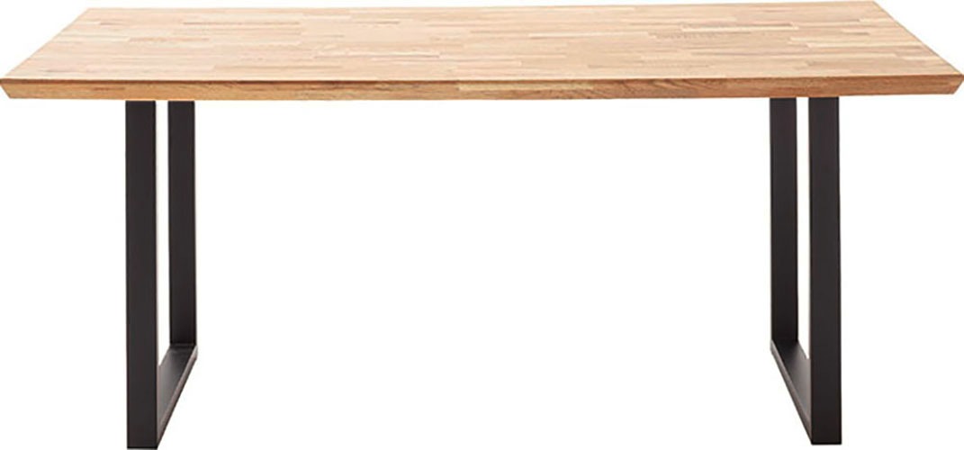 MCA living Esstisch »Zeballos, TOPSELLER!« Holztisch, OTTOs Choice, 1 Stk. tlg. U-Gestell aus pulverbeschichtetem Metall, Platte aus Zerreiche