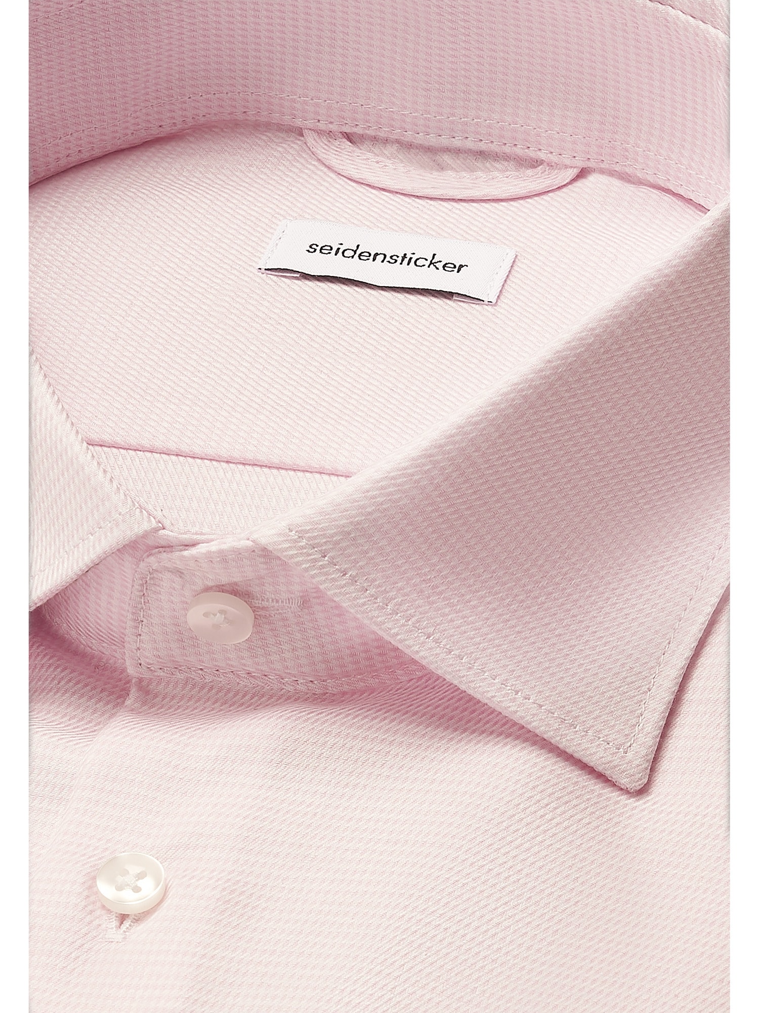 seidensticker Chemise d'affaires »Schwarze Rose« Slim 1/1 Kentkragen Struktur