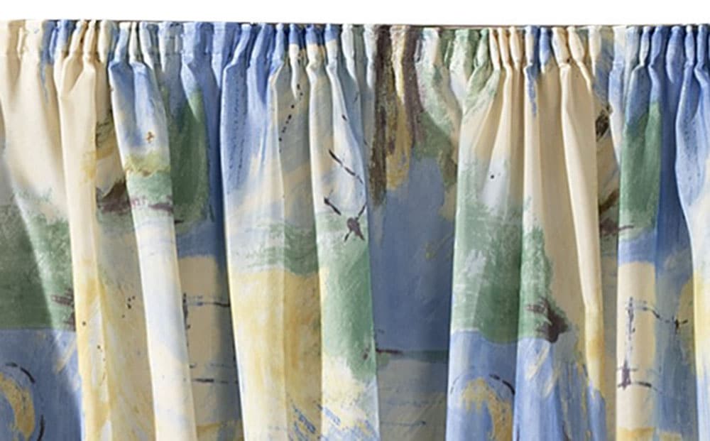 Weckbrodt Rideau »Matteo« Bande volante 1 cuis tlg. Satin, bedruckt, leichte Qualität, mit Raffhalter, Gardine, Store