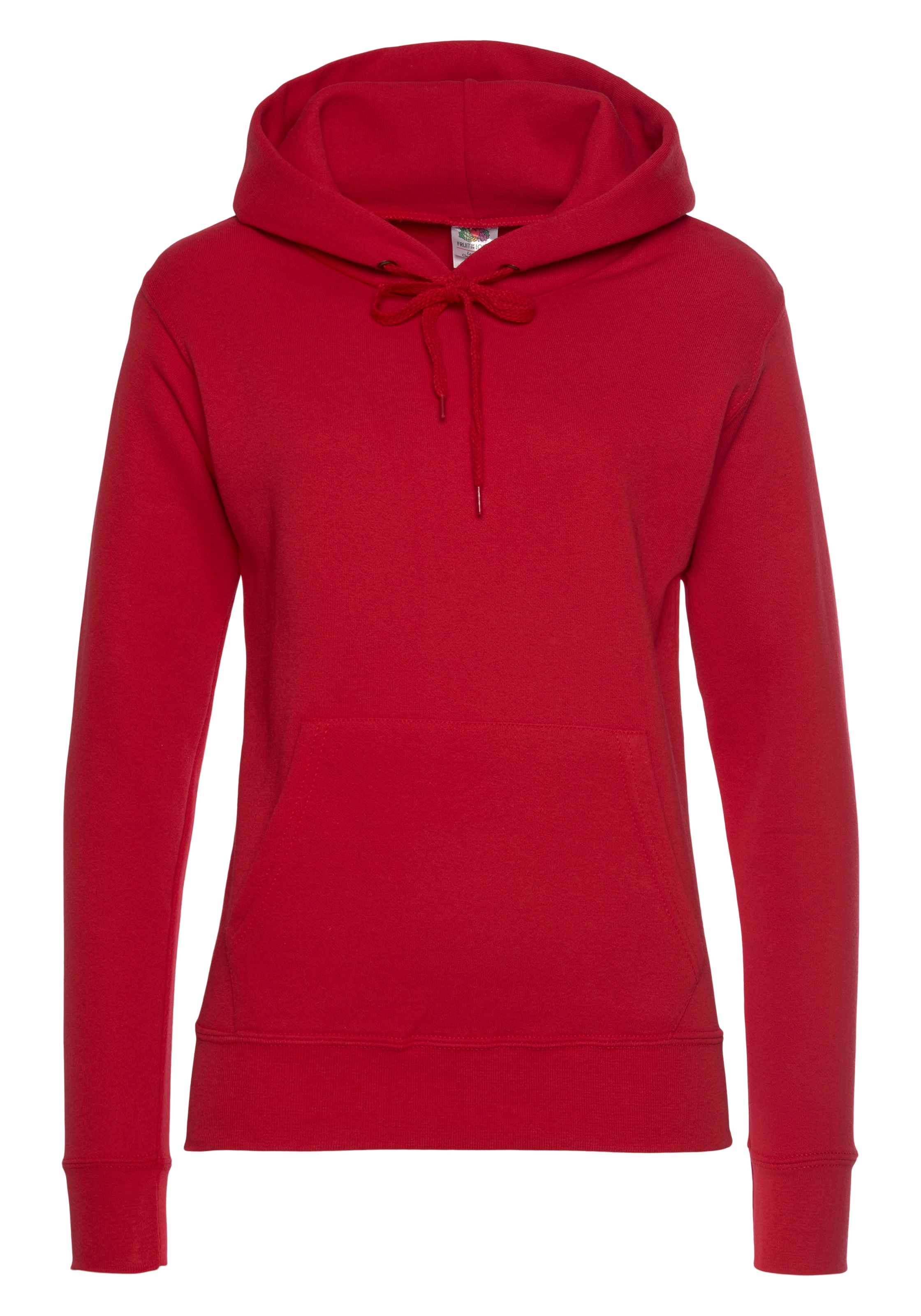 Fruit of the Loom Kapuzensweatshirt »Classic hooded Sweat Lady-Fit«, mit Kängurutaschen
