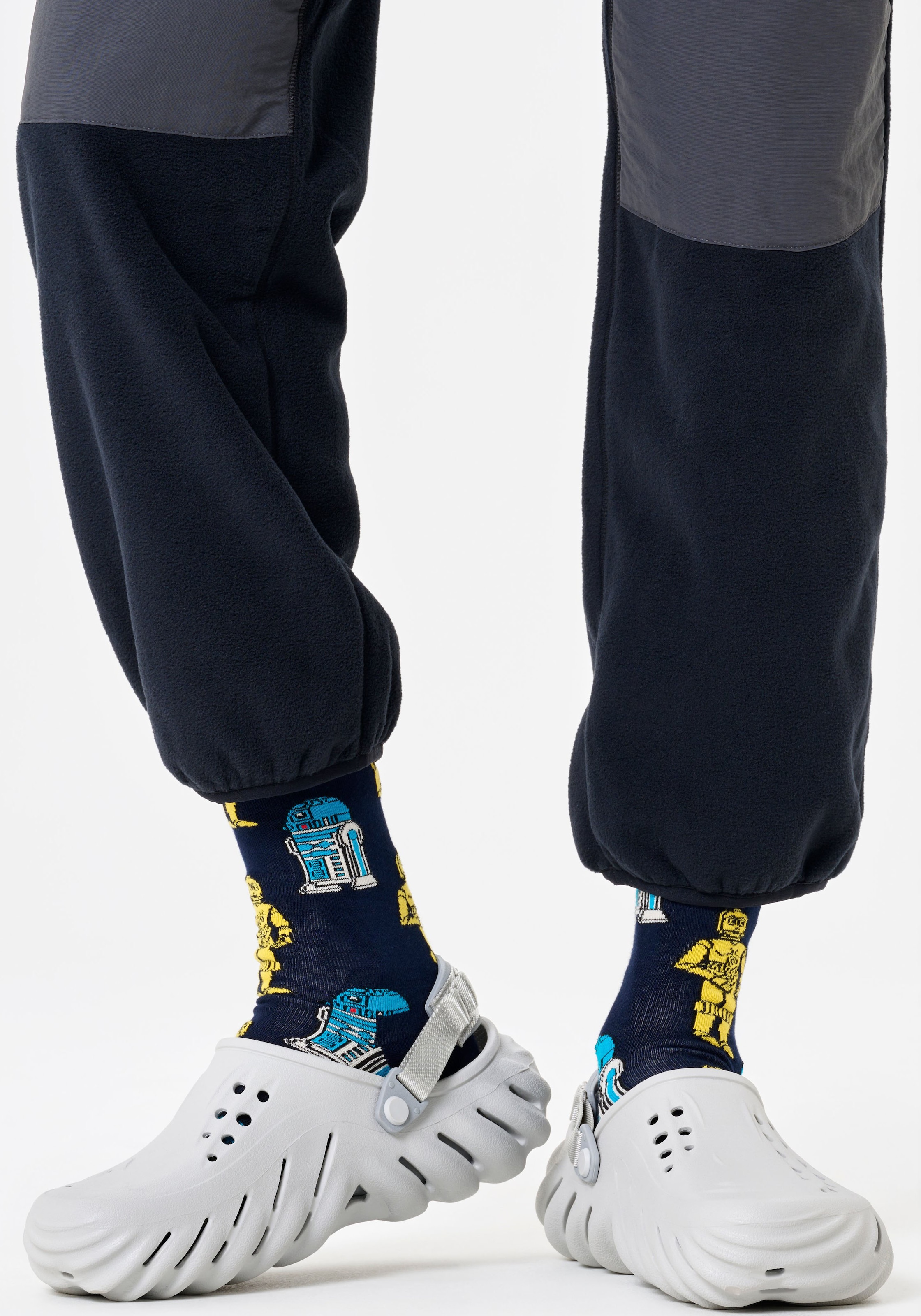 Happy Socks Chaussettes longues 2er Pack,  mit Chewbacca-Stickerei