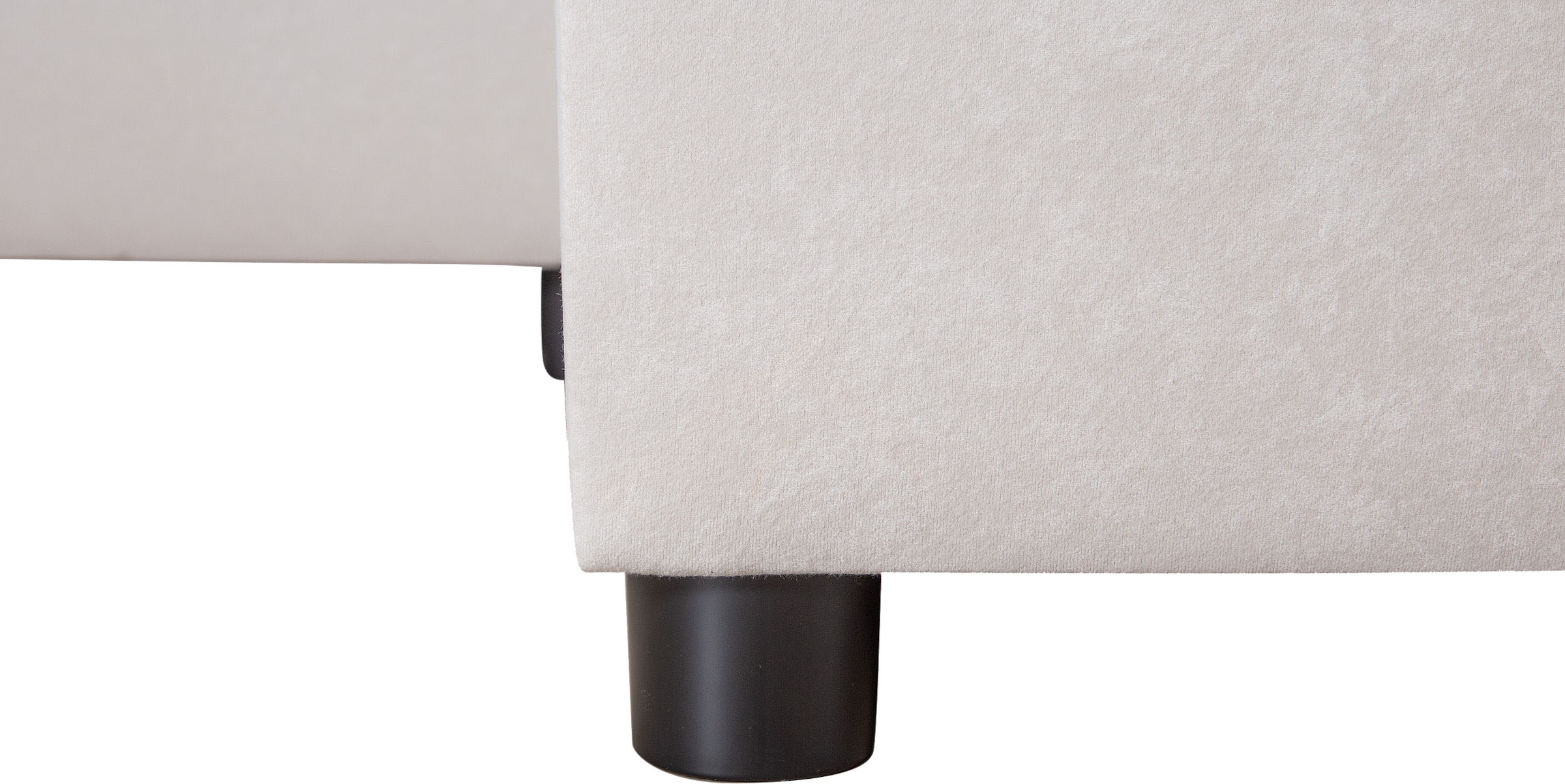 COLLECTION AB Canapé d'angle »Parma L-Form, B: 224 cm« fonction lit, coffre-lit & 2 coussins décoratifs, ressorts ensachés