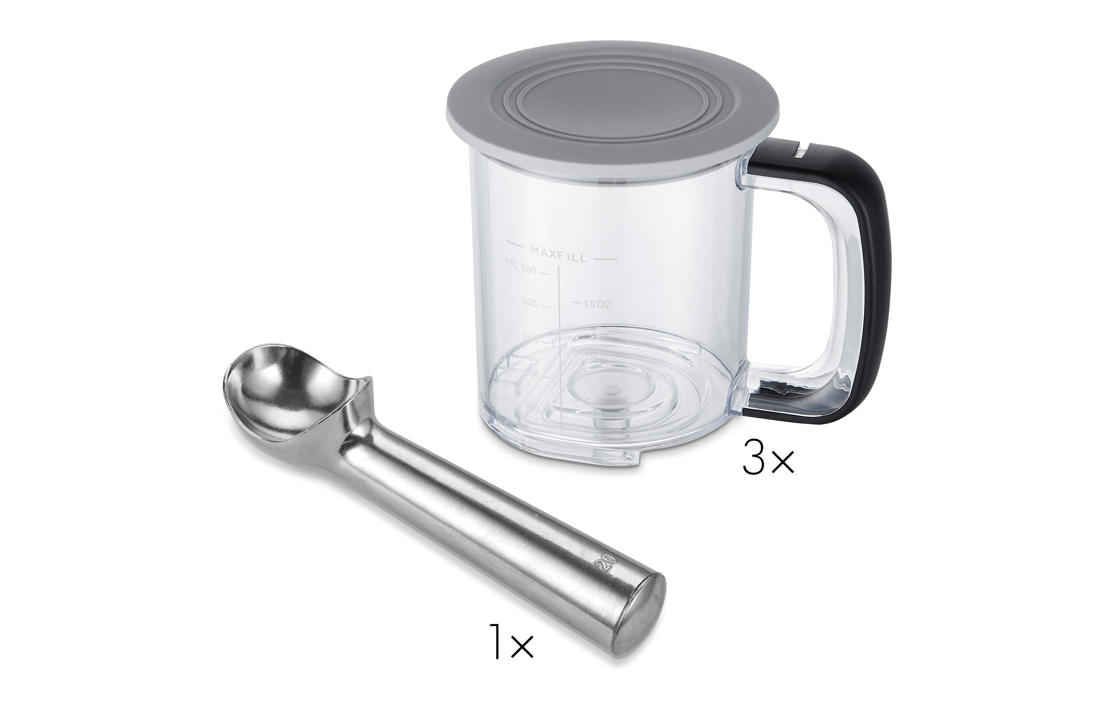 Trisa Machine à glace pilée »Creamolino 0.5 l« 0,5 l 500 W créations de glace crémeuses sur simple pression d'un bouton