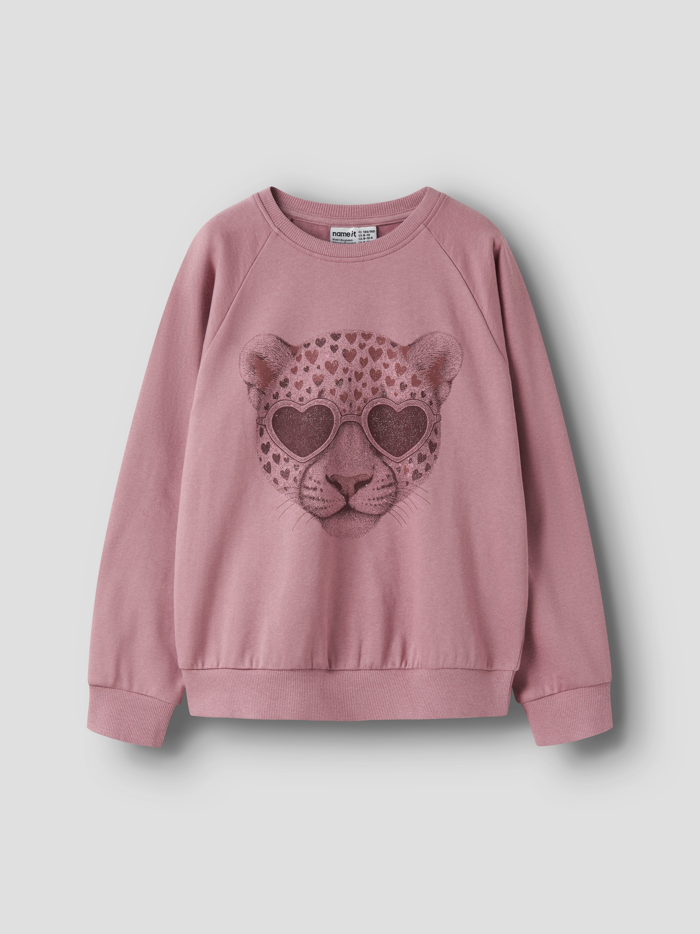 Name It Sweatshirt »NKFVENUS LS NREG SWEAT BRU«, Baumwolle, regular fit, Print
