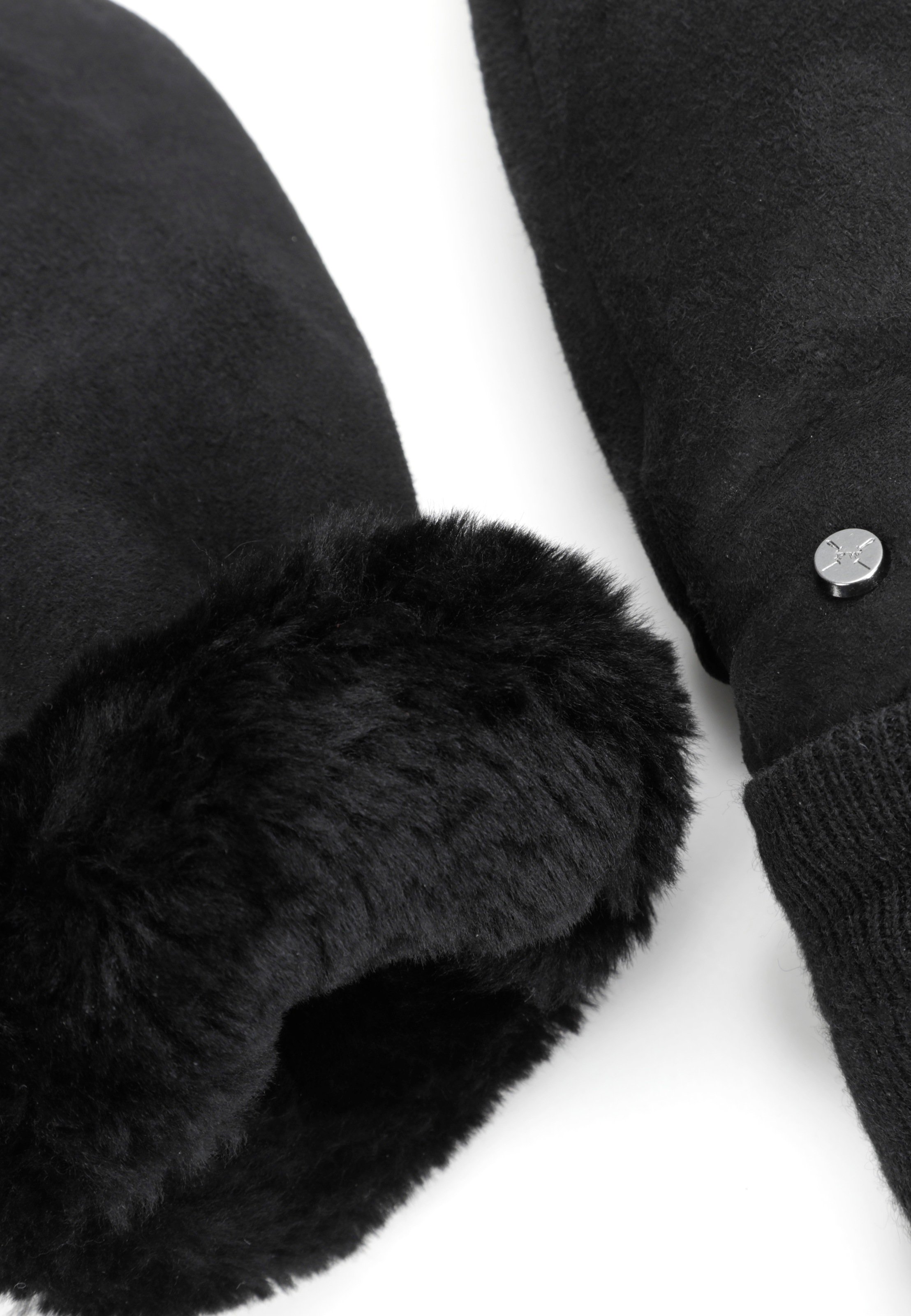 PEARLWOOD Gants en cuir »CROWE« 1 Paar,  Fausthandschuh, Strickbündchen, warm gefüttert