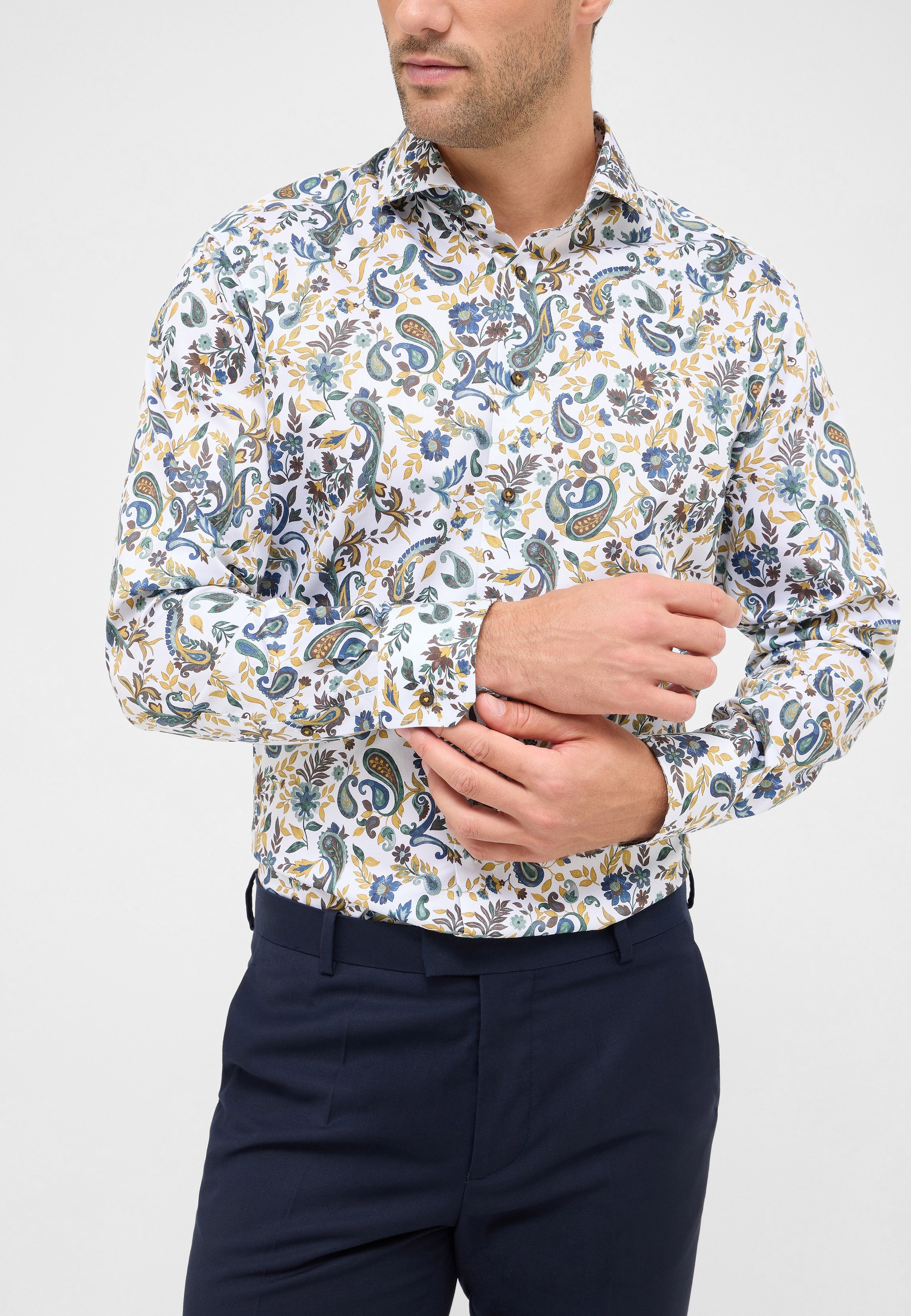 Eterna Chemise à manches longues »MODERN FIT« NON IRON (bügelfrei)