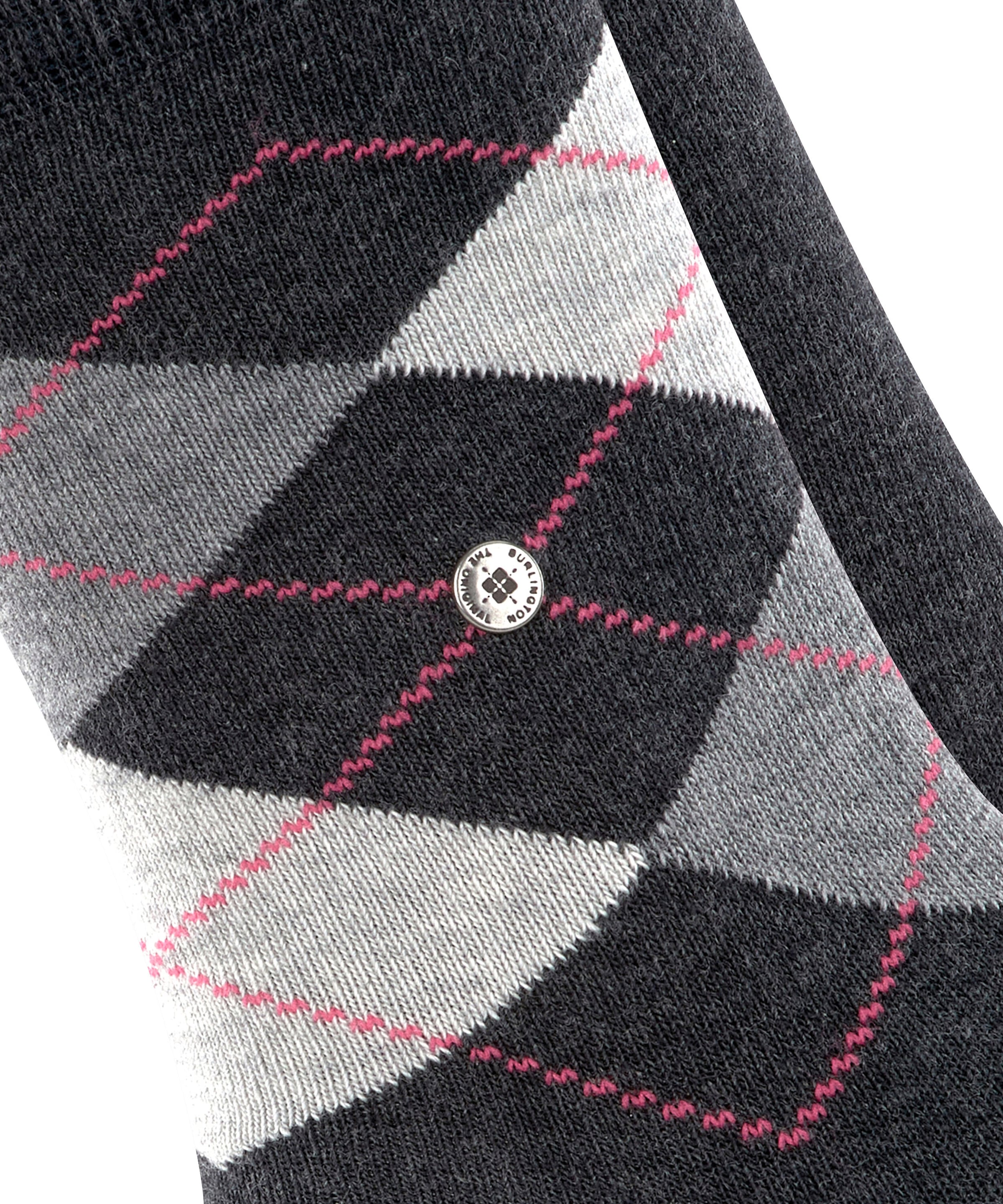 Burlington 1100000002199 »Everyday Mix« 2 paires,  taille unique 36-41, uni et motif argyle